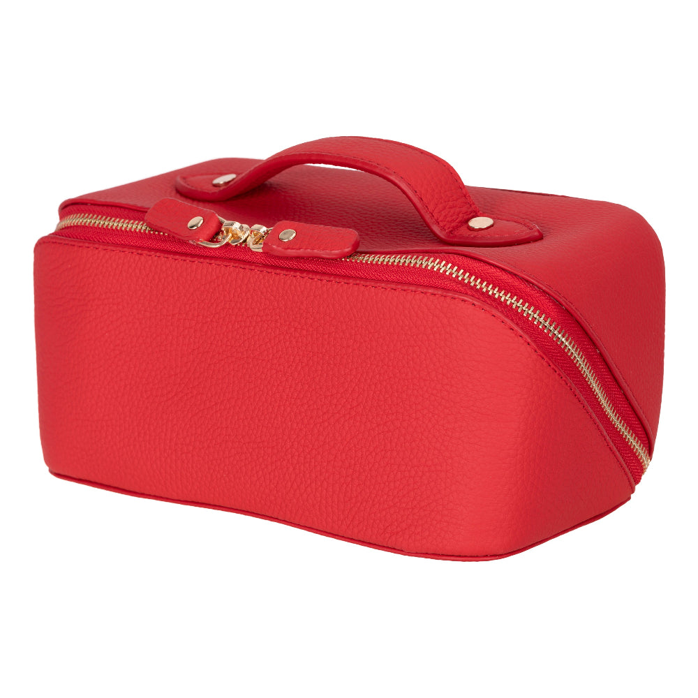 Ella Leather Makeup Bag