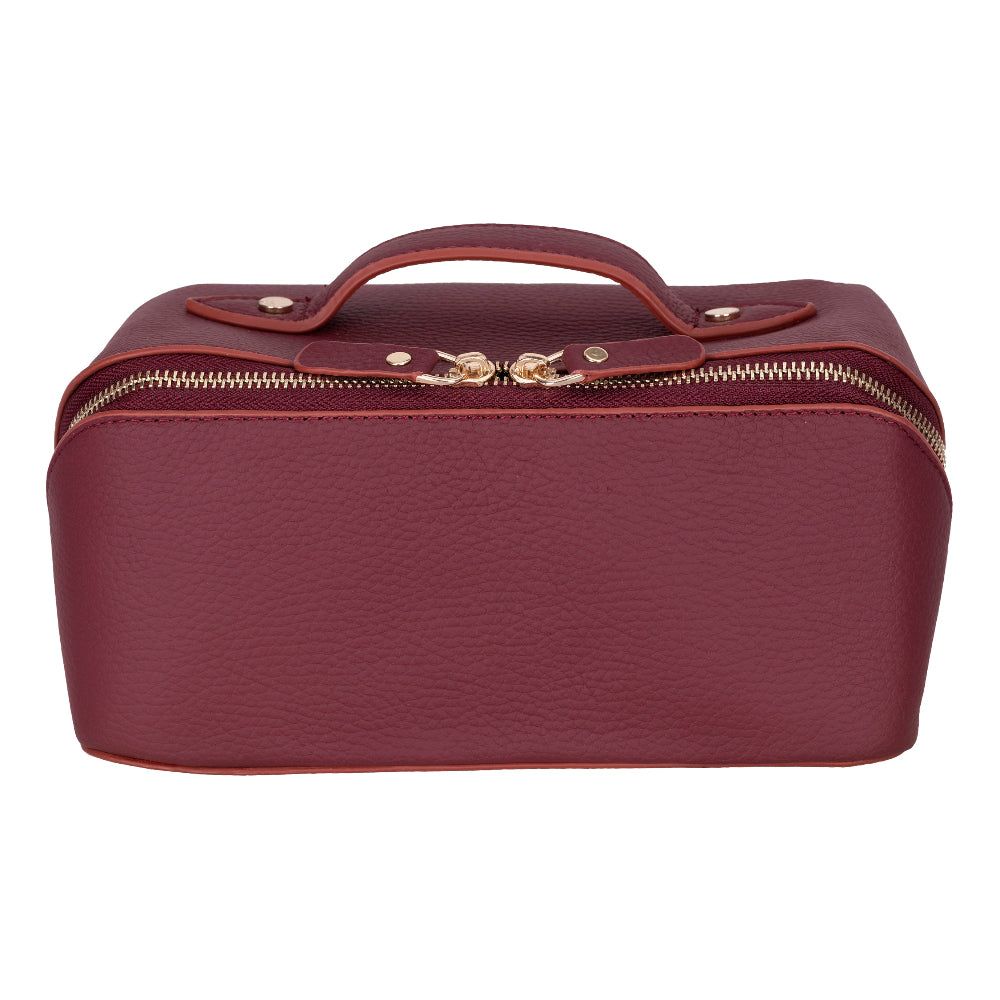 Ella Leather Makeup Bag