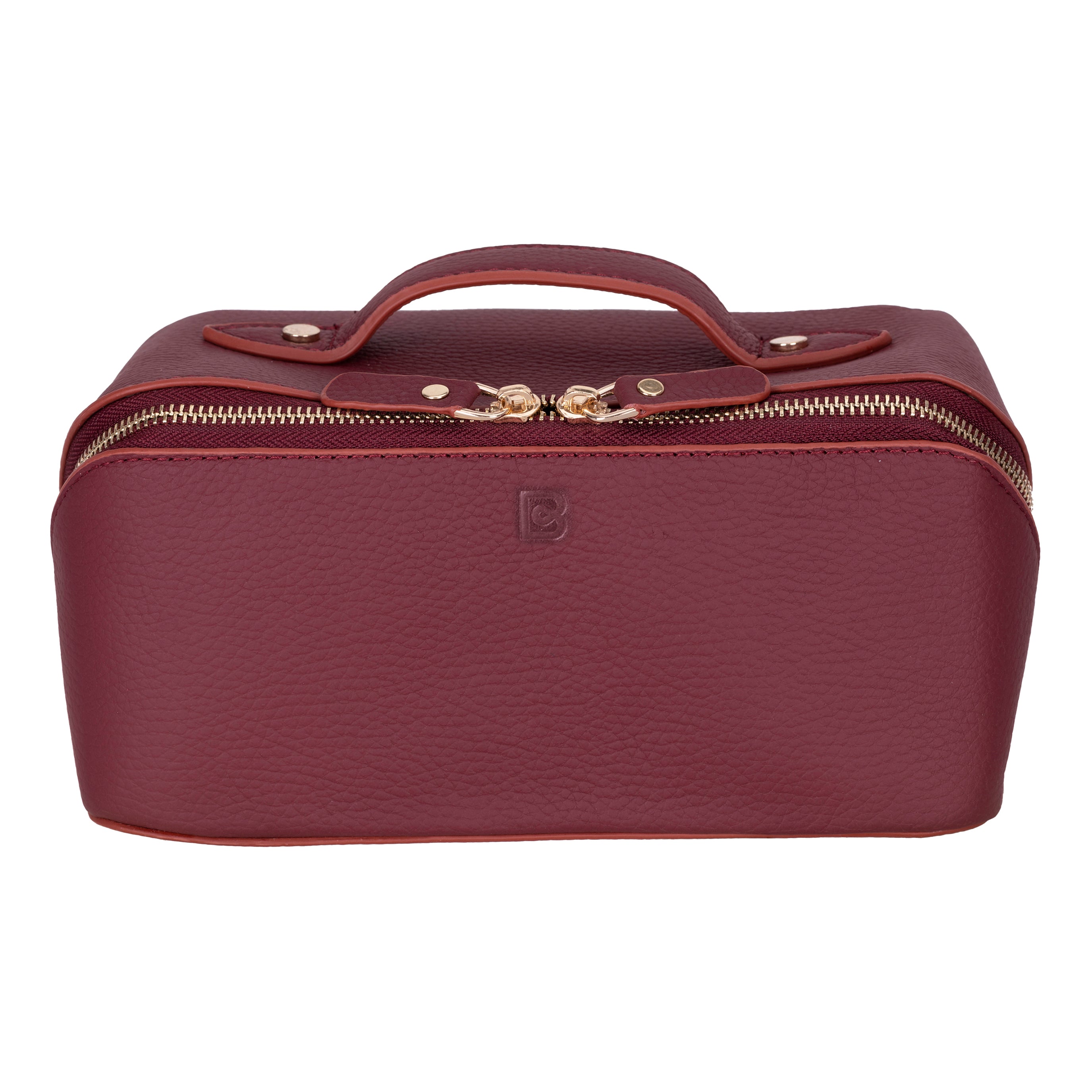 Soluno Genuine Leather Make up Bag