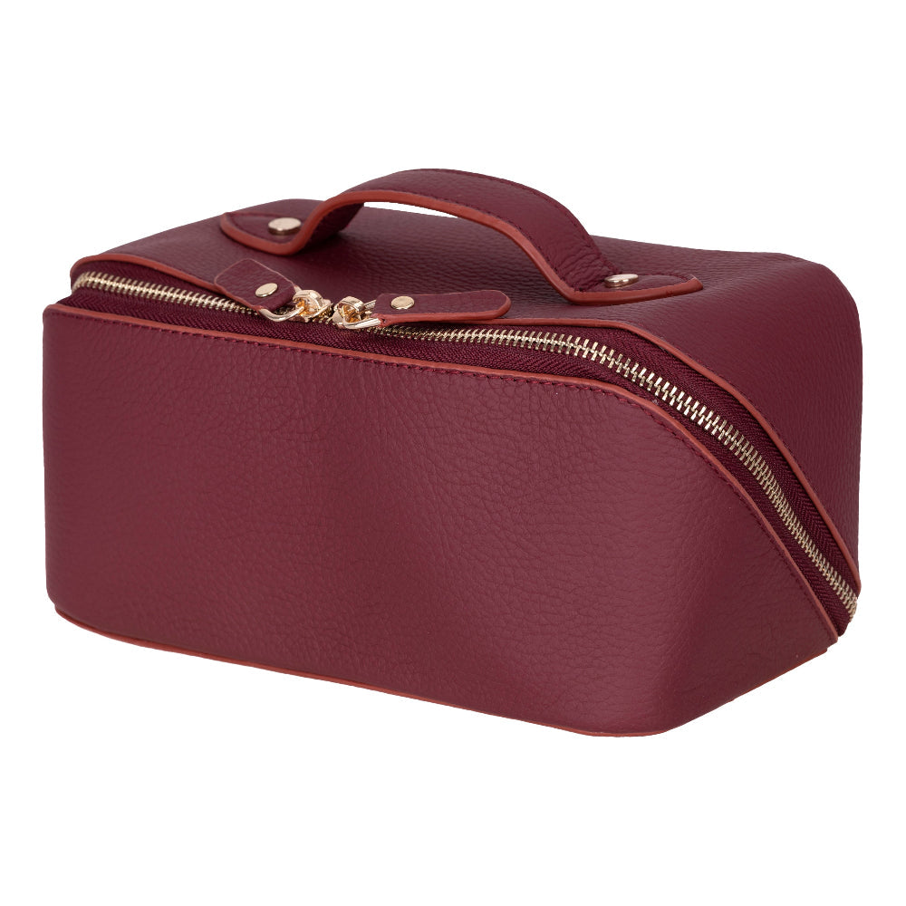 Ella Leather Makeup Bag