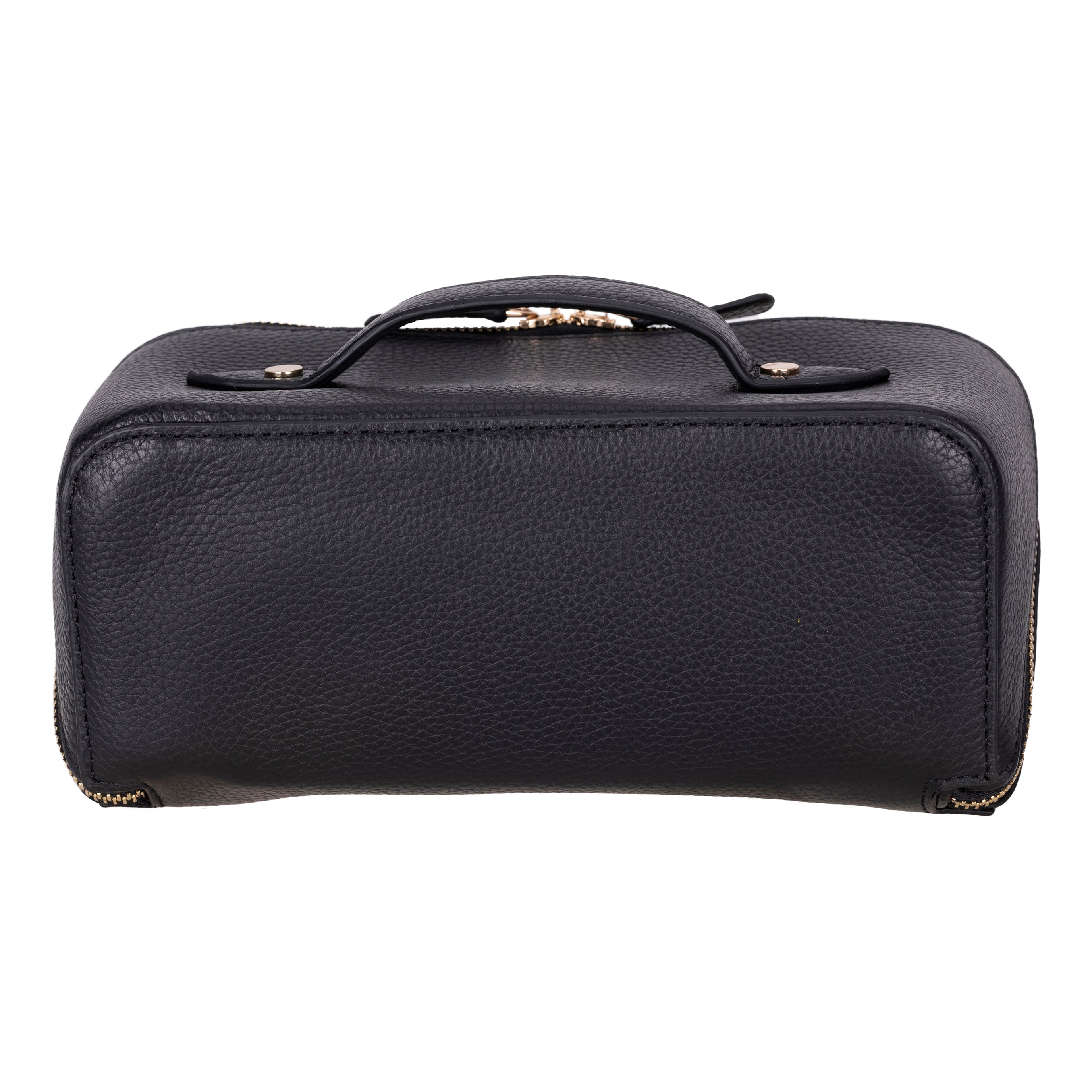 Soluno Genuine Leather Make up Bag