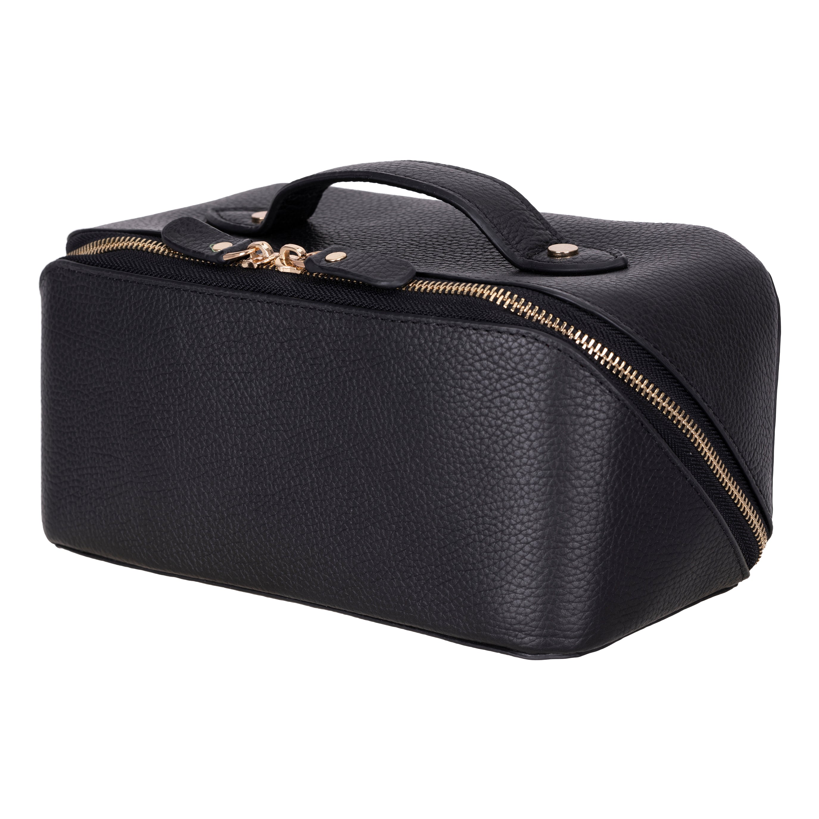 Soluno Genuine Leather Make up Bag