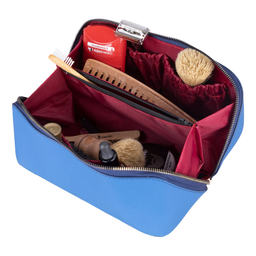 Ella Leather Makeup Bag