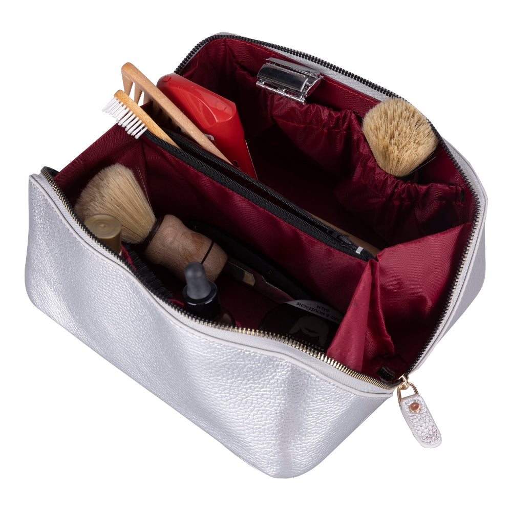 Ella Leather Makeup Bag