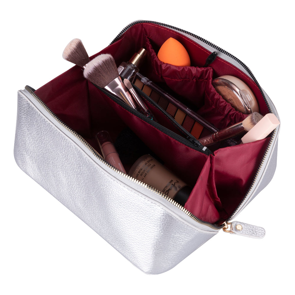 Ella Leather Makeup Bag