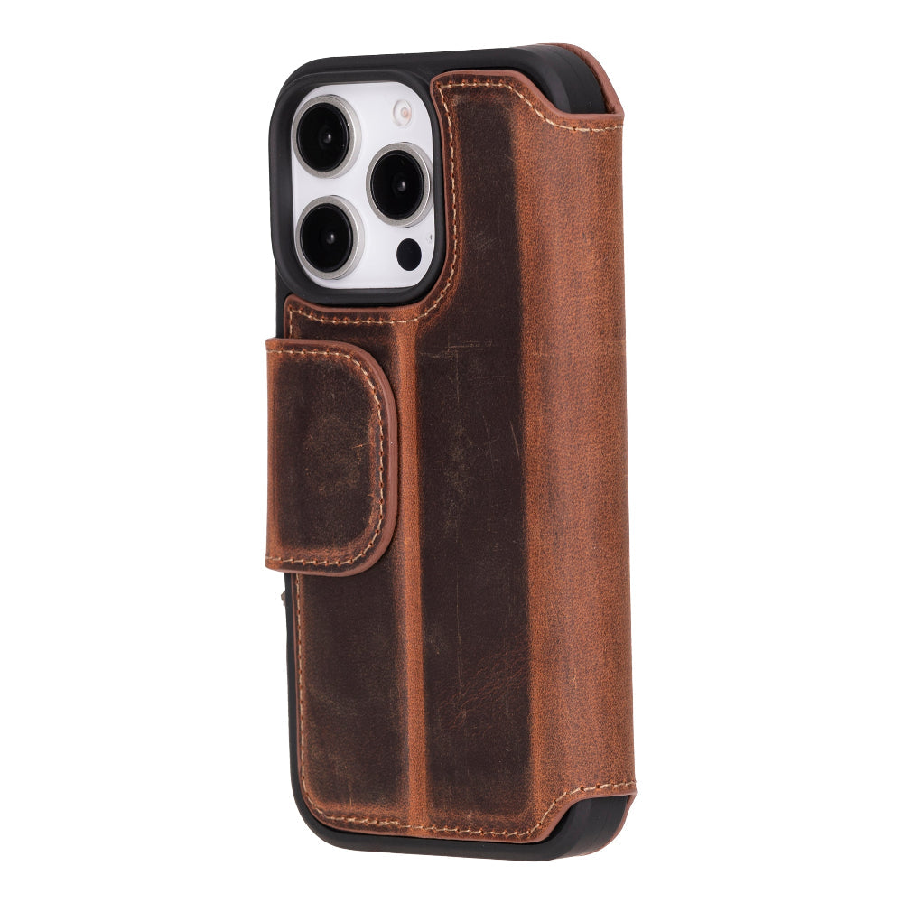 Firenze iPhone 16 Pro (6.3") Leather Folio Case