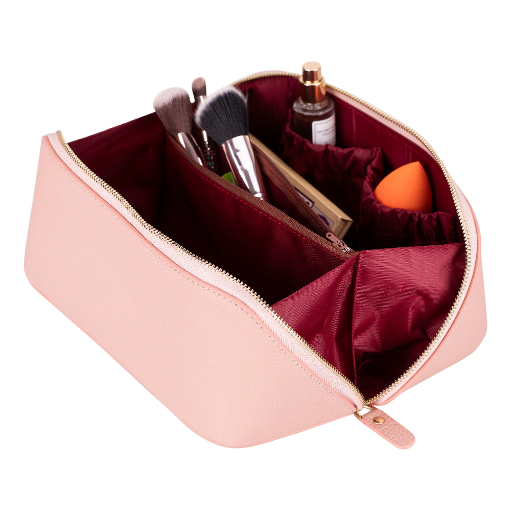 Ella Leather Makeup Bag