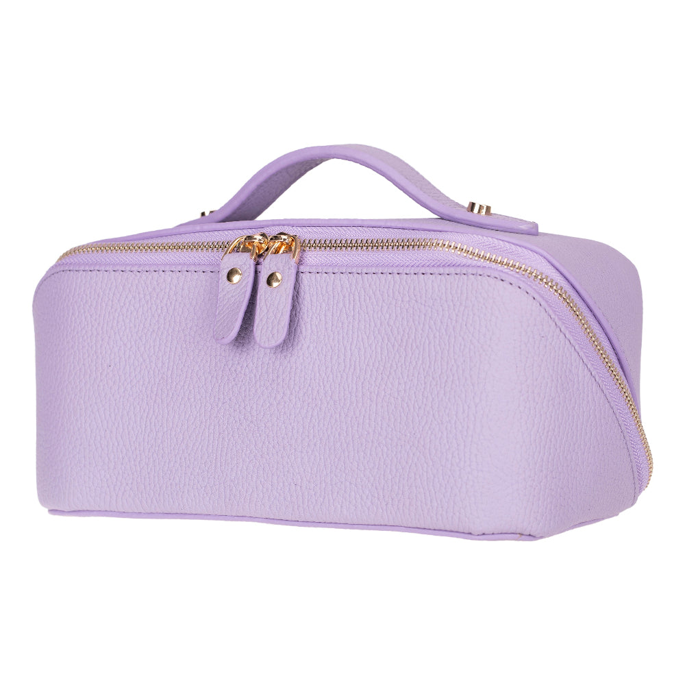 Ella Leather Makeup Bag
