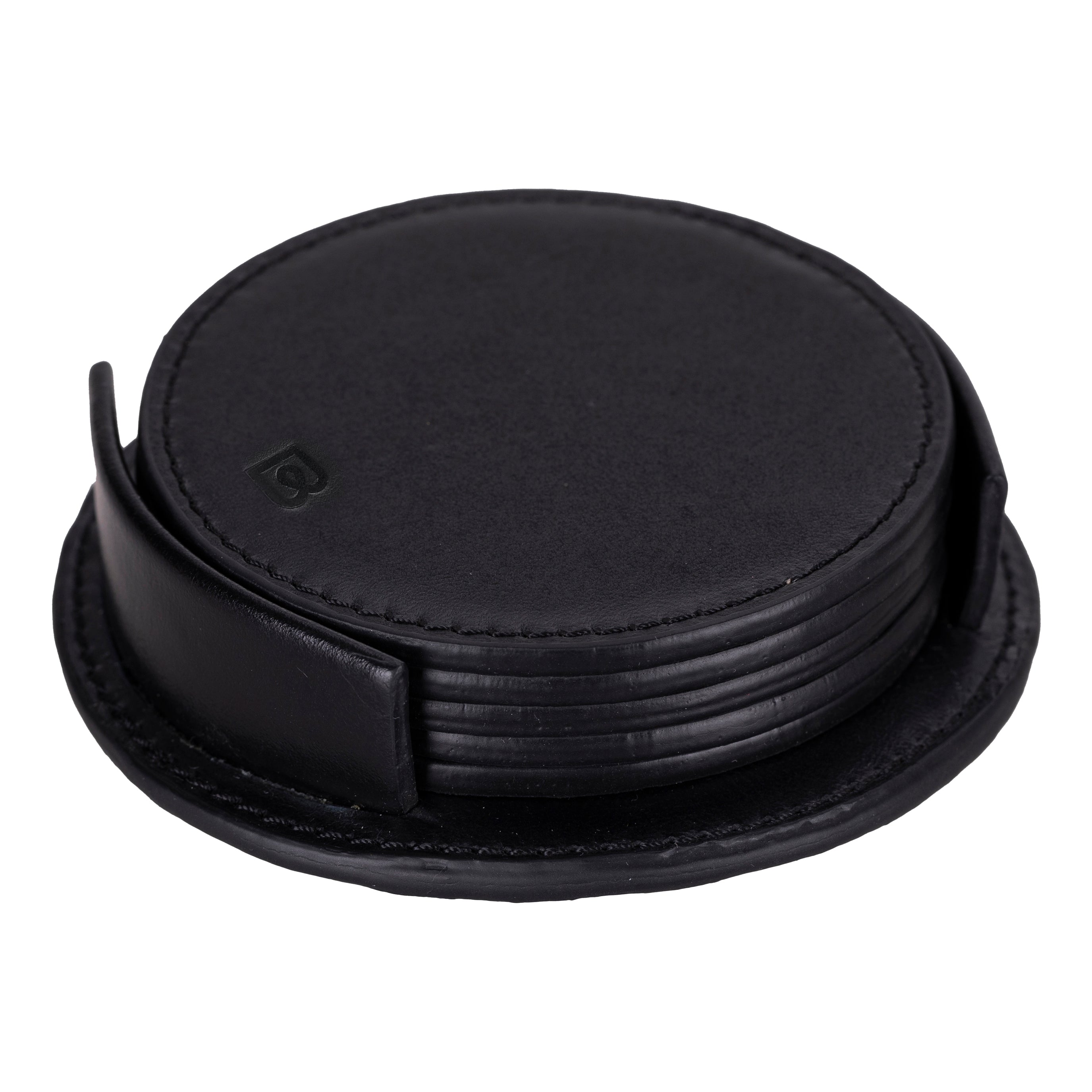 Lavion Leather Cup Coaster Set