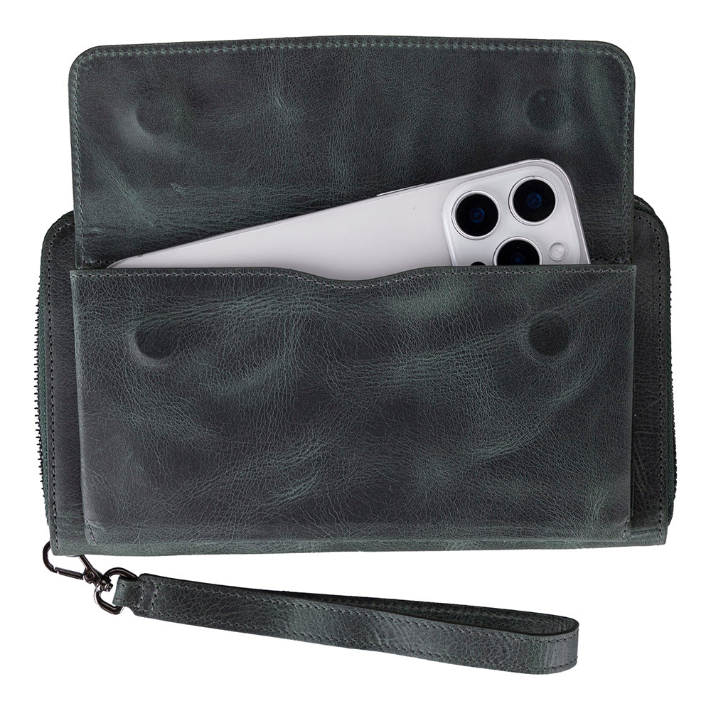 Portefeuille en cuir véritable Aristo