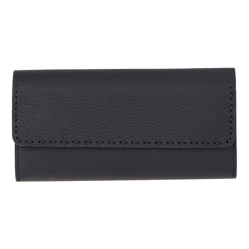 Portefeuille femme en cuir noble