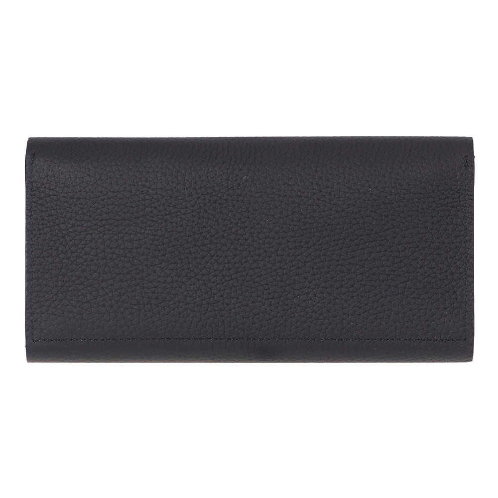 Portefeuille femme en cuir noble