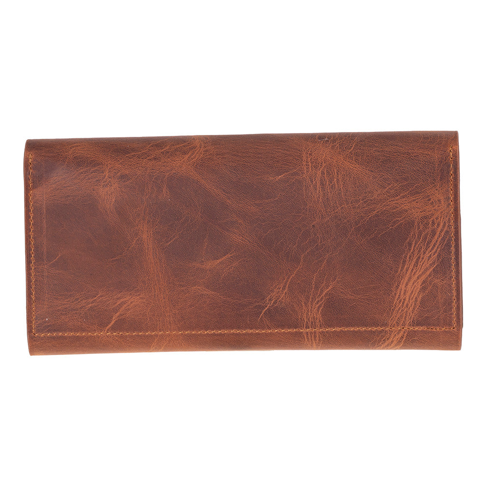 Portefeuille femme en cuir noble