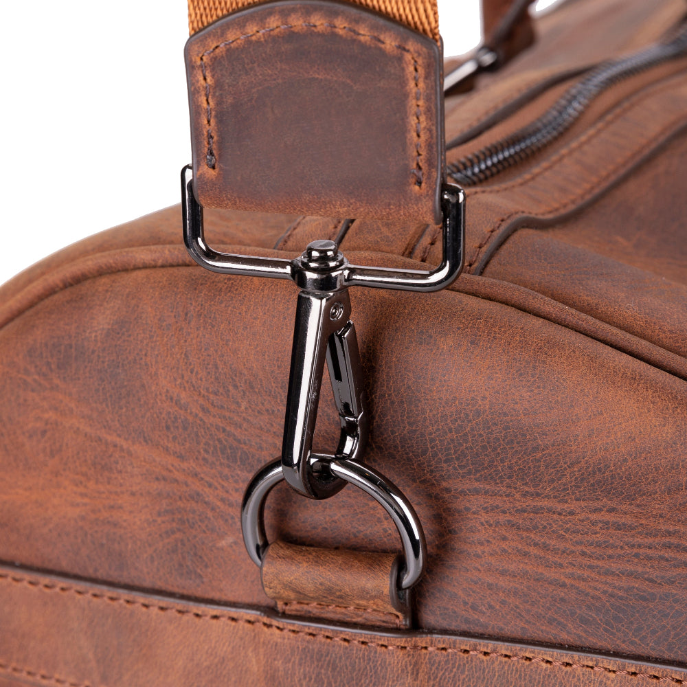 Dolly Genuine Leather Weekend Duffle Bag