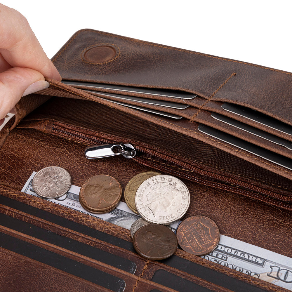 Aura Genuine Leather Universal Wallet