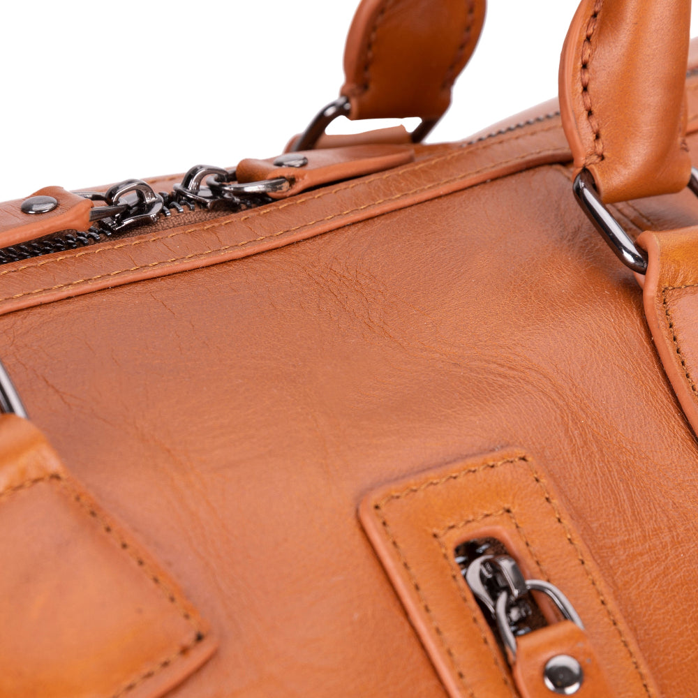 Dolly Genuine Leather Weekend Duffle Bag