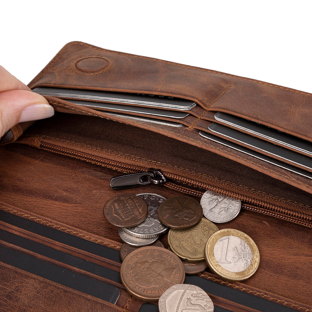 Aura Genuine Leather Universal Wallet