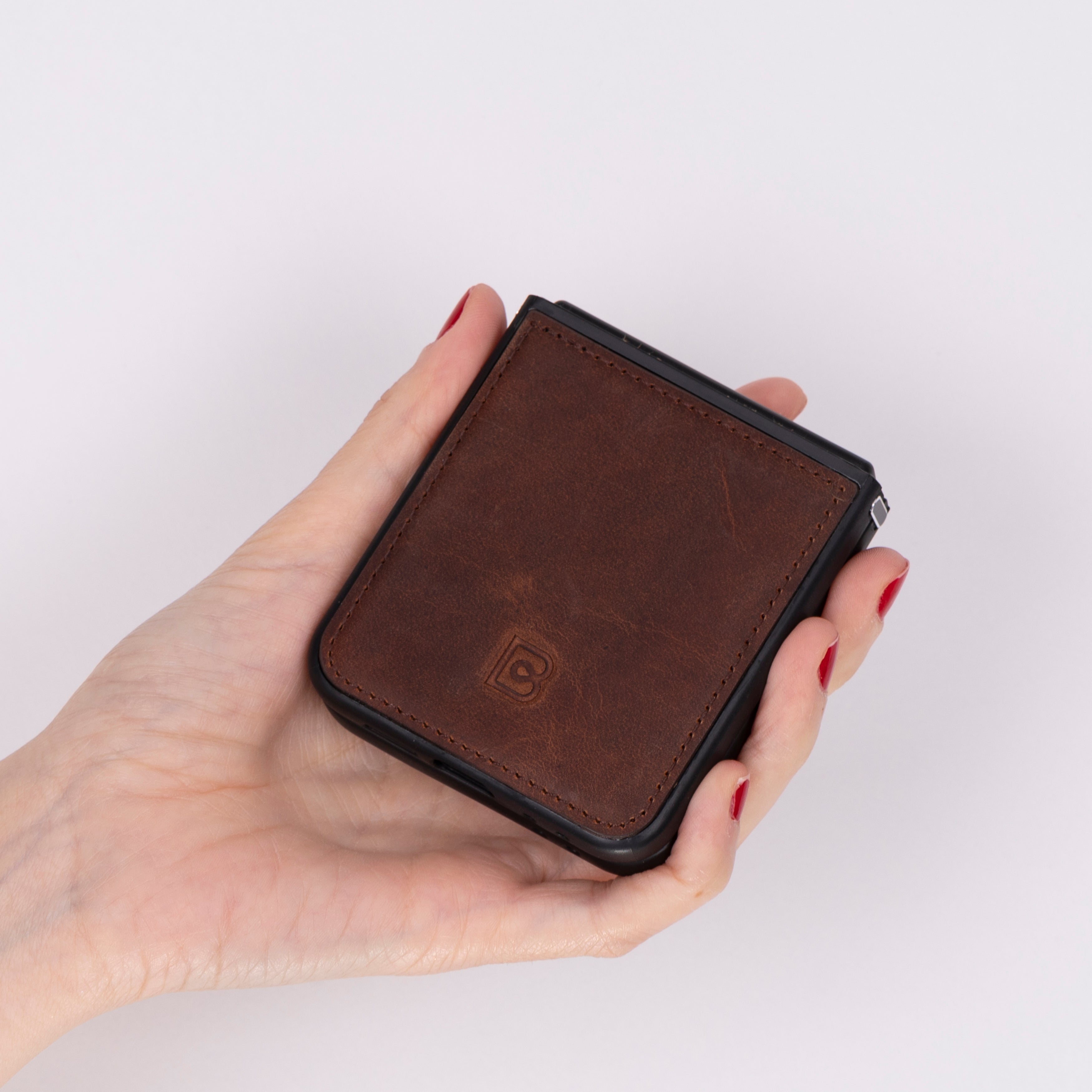 Samsung Galaxy Z Flip 6 Genuine Leather Back Cover Case