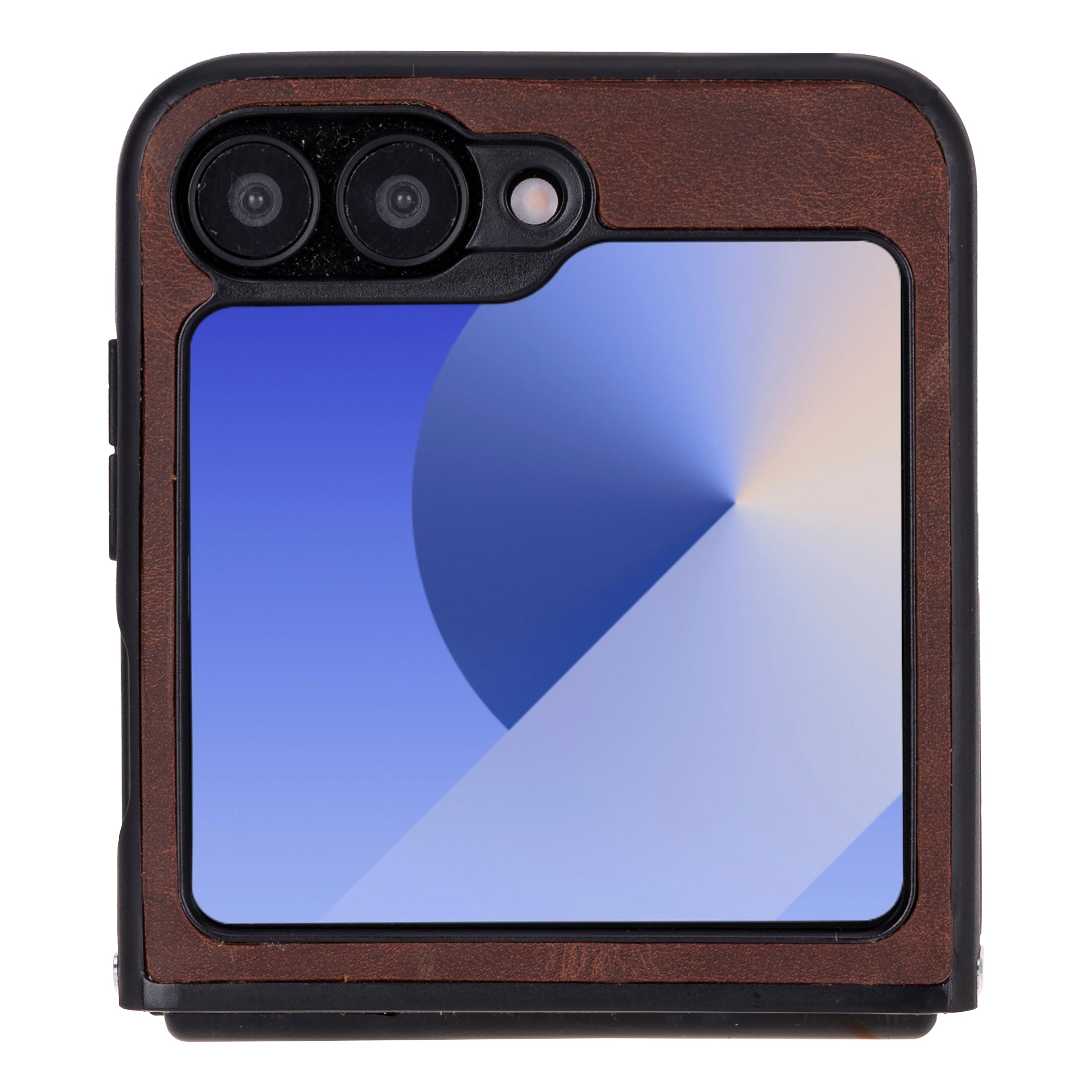 Samsung Galaxy Z Flip 6 Genuine Leather Back Cover Case