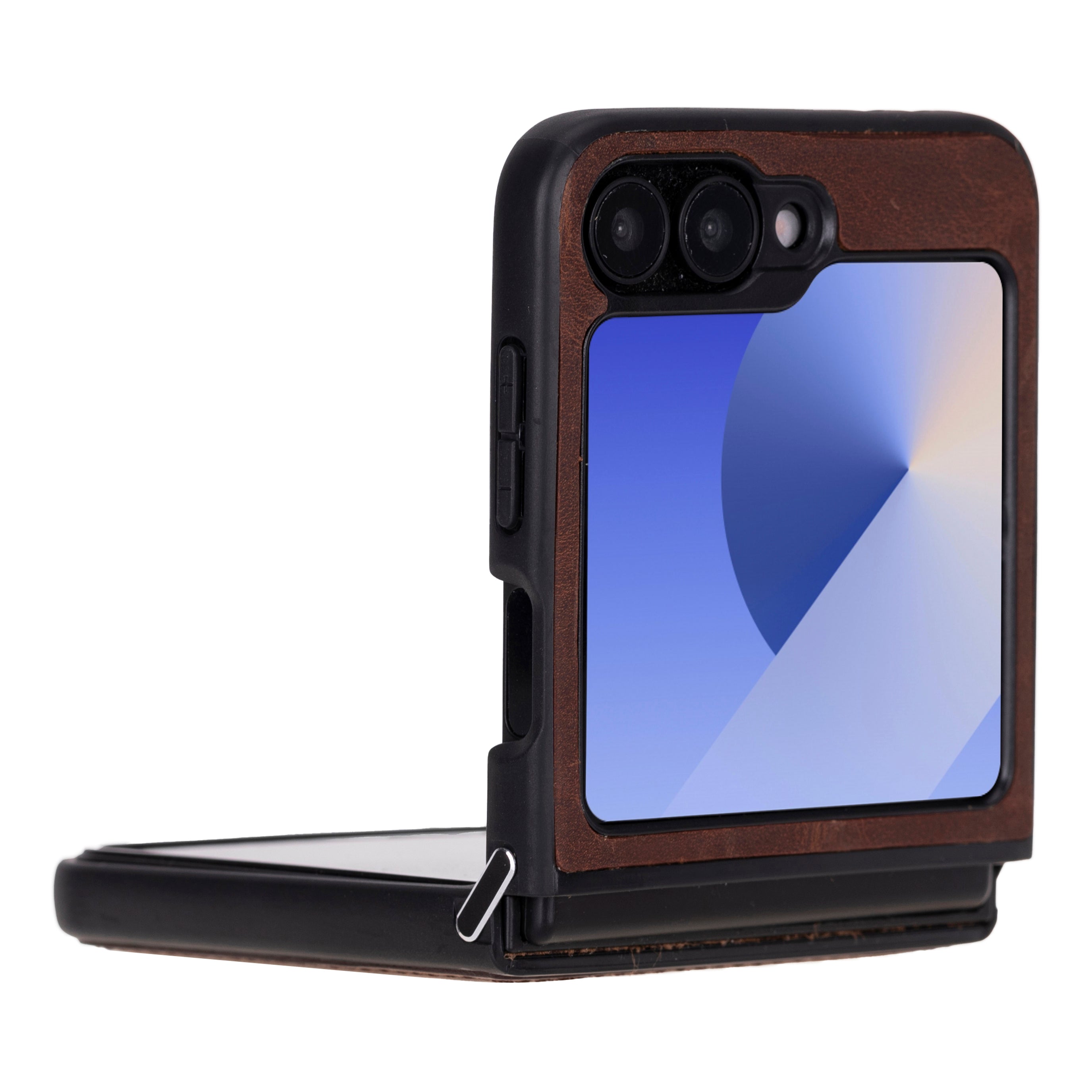 Samsung Galaxy Z Flip 6 Genuine Leather Back Cover Case