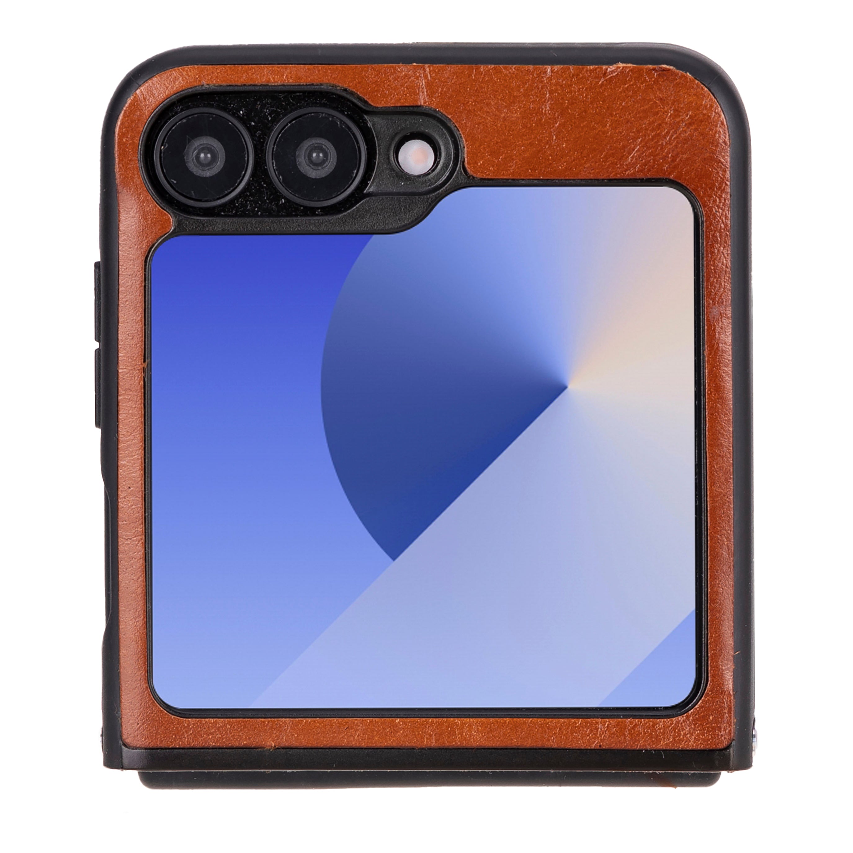 Samsung Galaxy Z Flip 6 Genuine Leather Back Cover Case