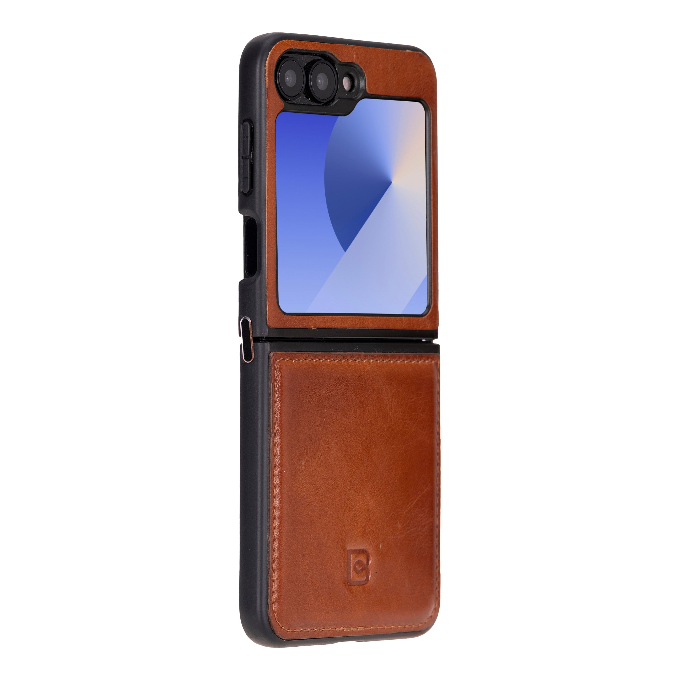 Samsung Galaxy Z Flip 6 Genuine Leather Back Cover Case