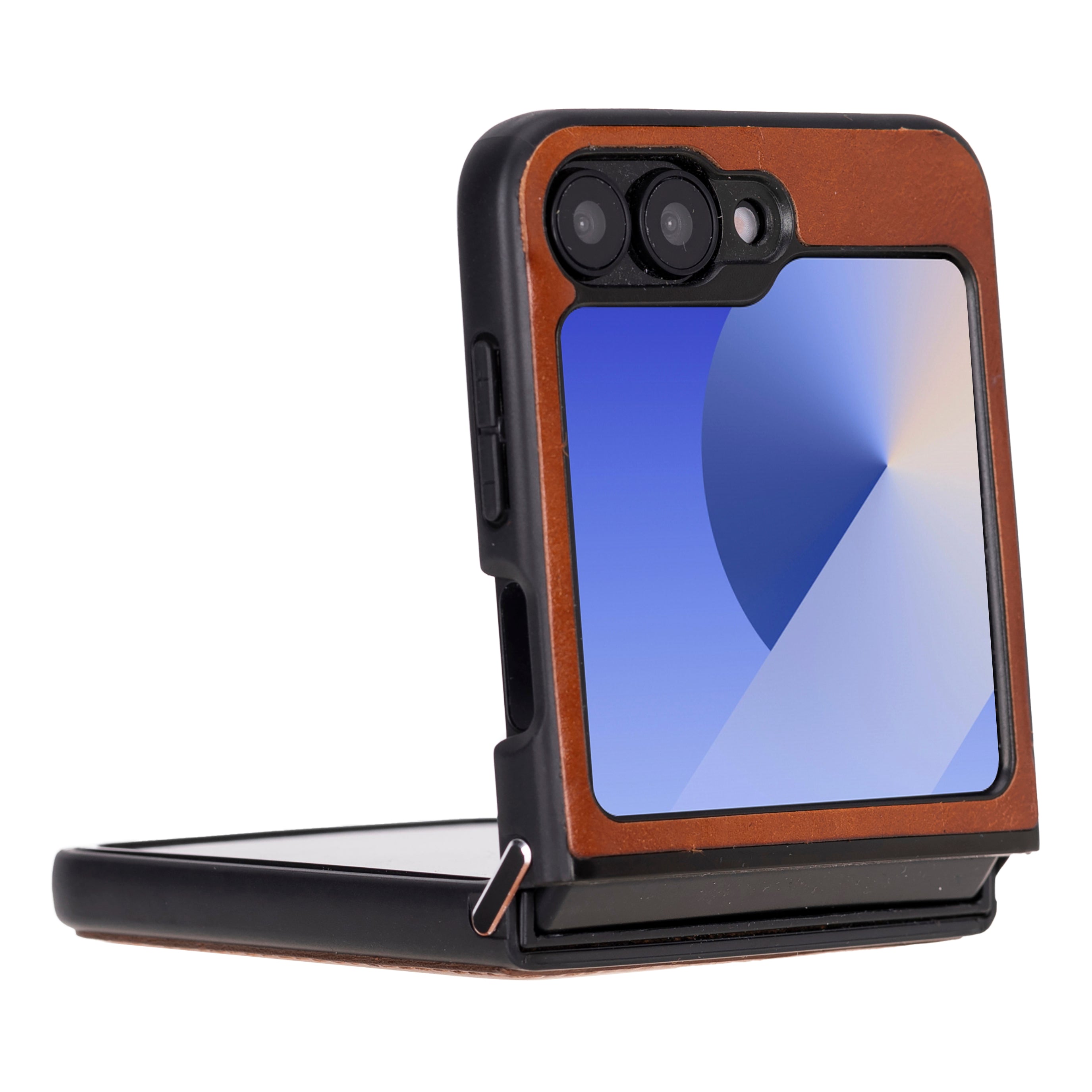 Samsung Galaxy Z Flip 6 Genuine Leather Back Cover Case