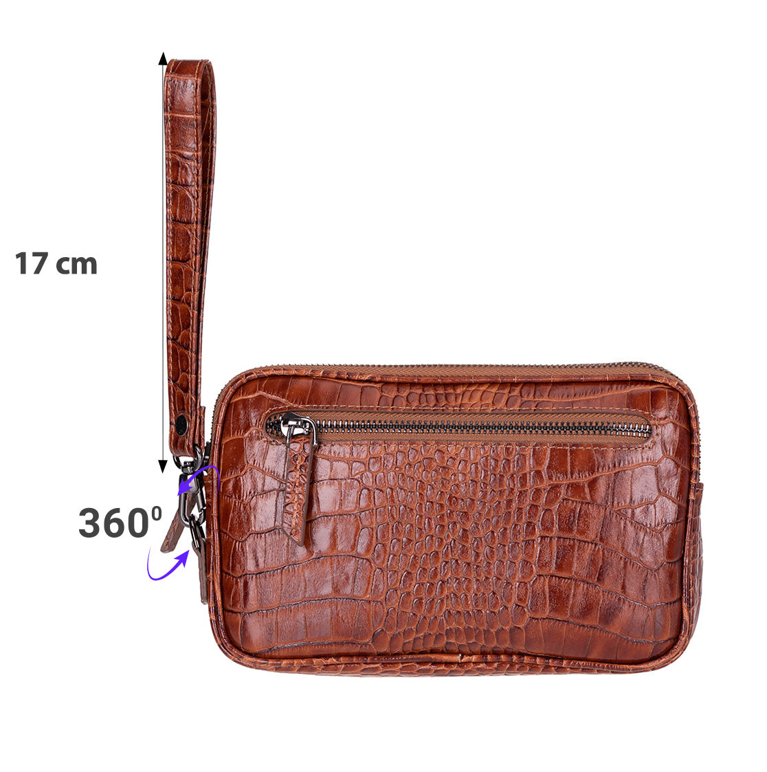 Noma Genuine Leather Clutch Bag