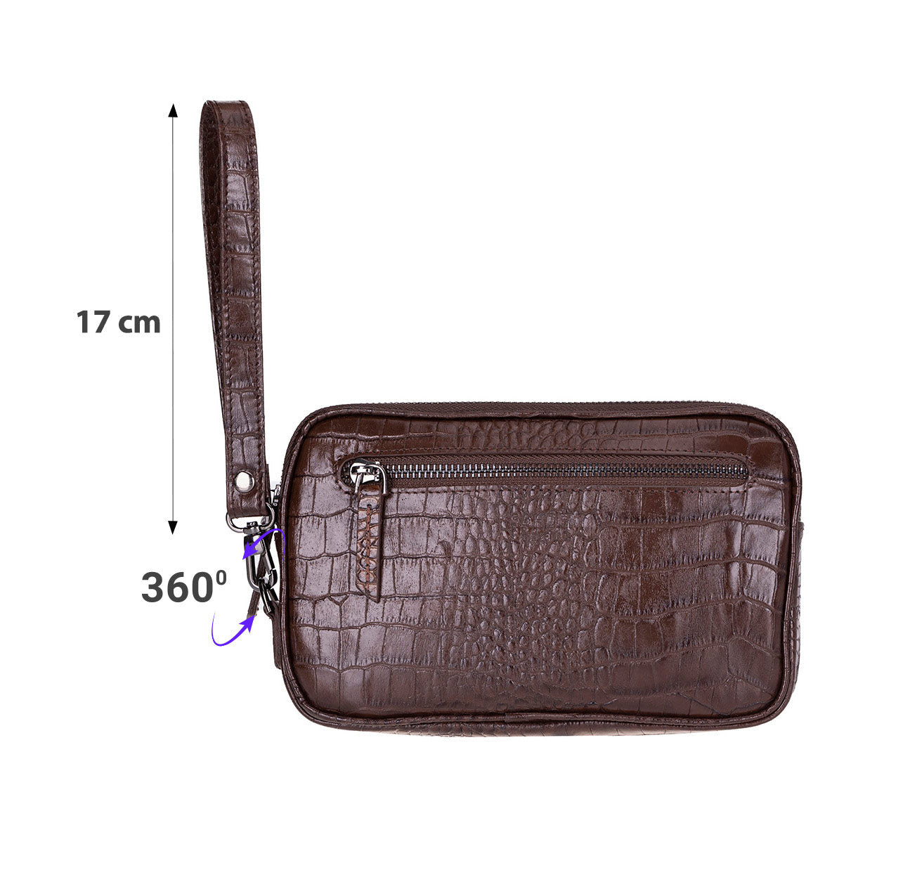 Noma Genuine Leather Clutch Bag