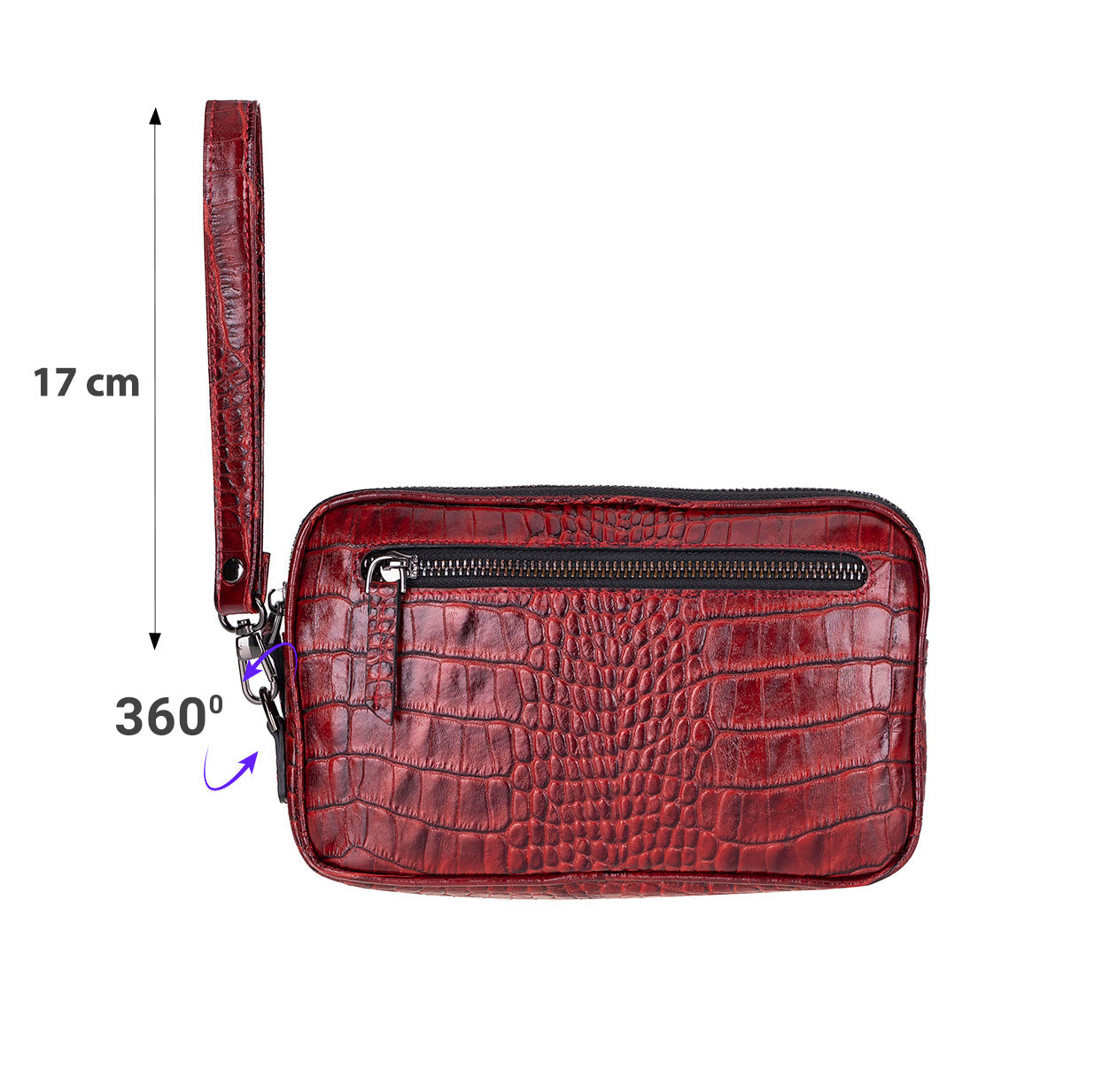 Noma Genuine Leather Clutch Bag