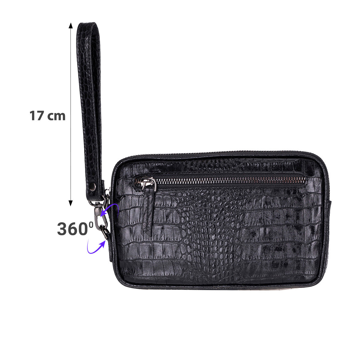 Noma Genuine Leather Clutch Bag