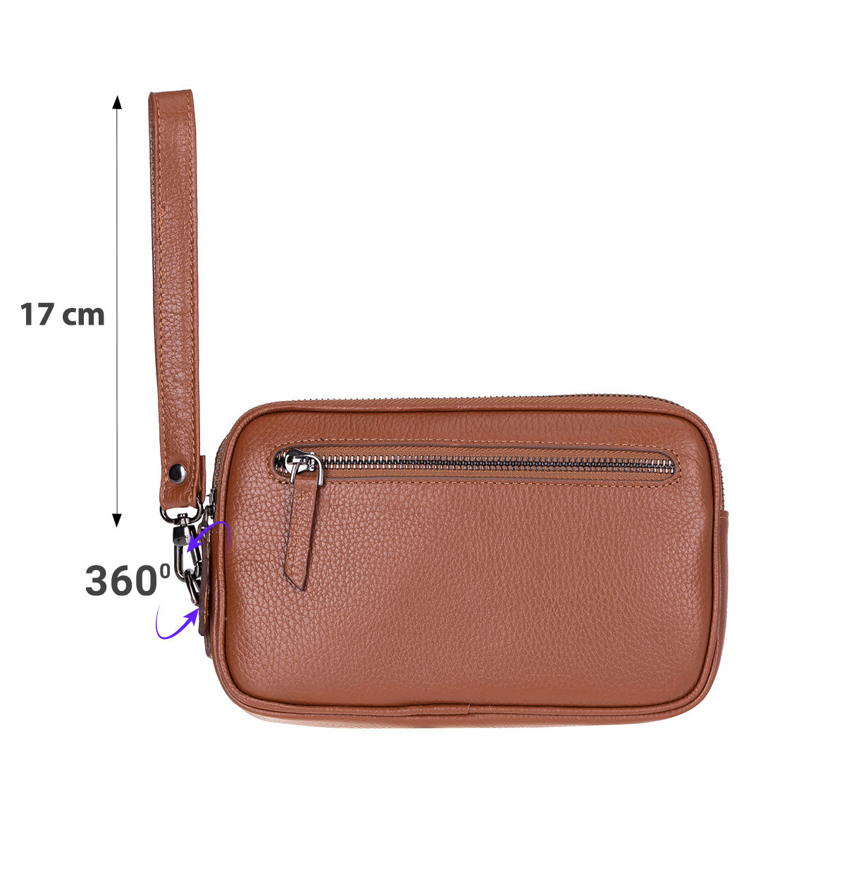 Noma Genuine Leather Clutch Bag