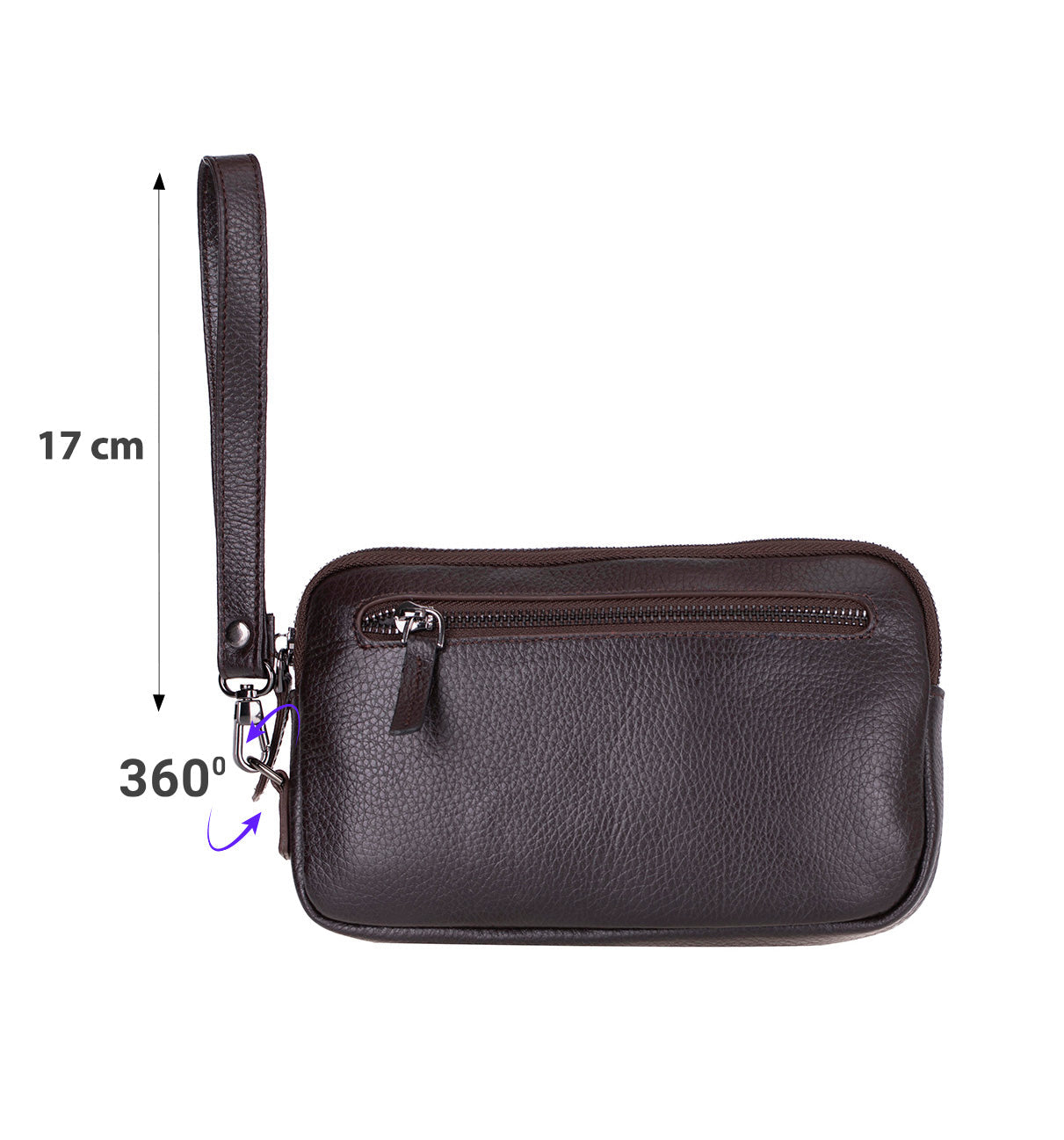 Noma Genuine Leather Clutch Bag