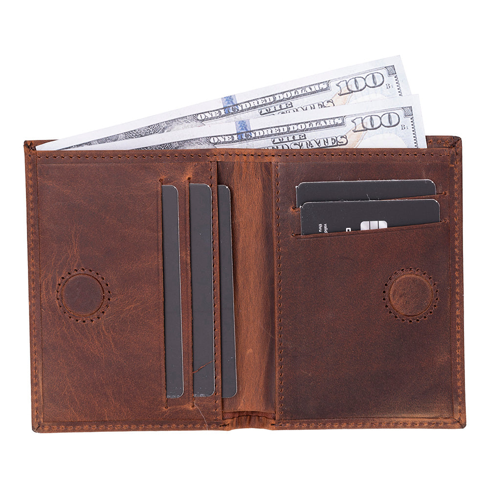 Portefeuille en cuir Nigra pour homme