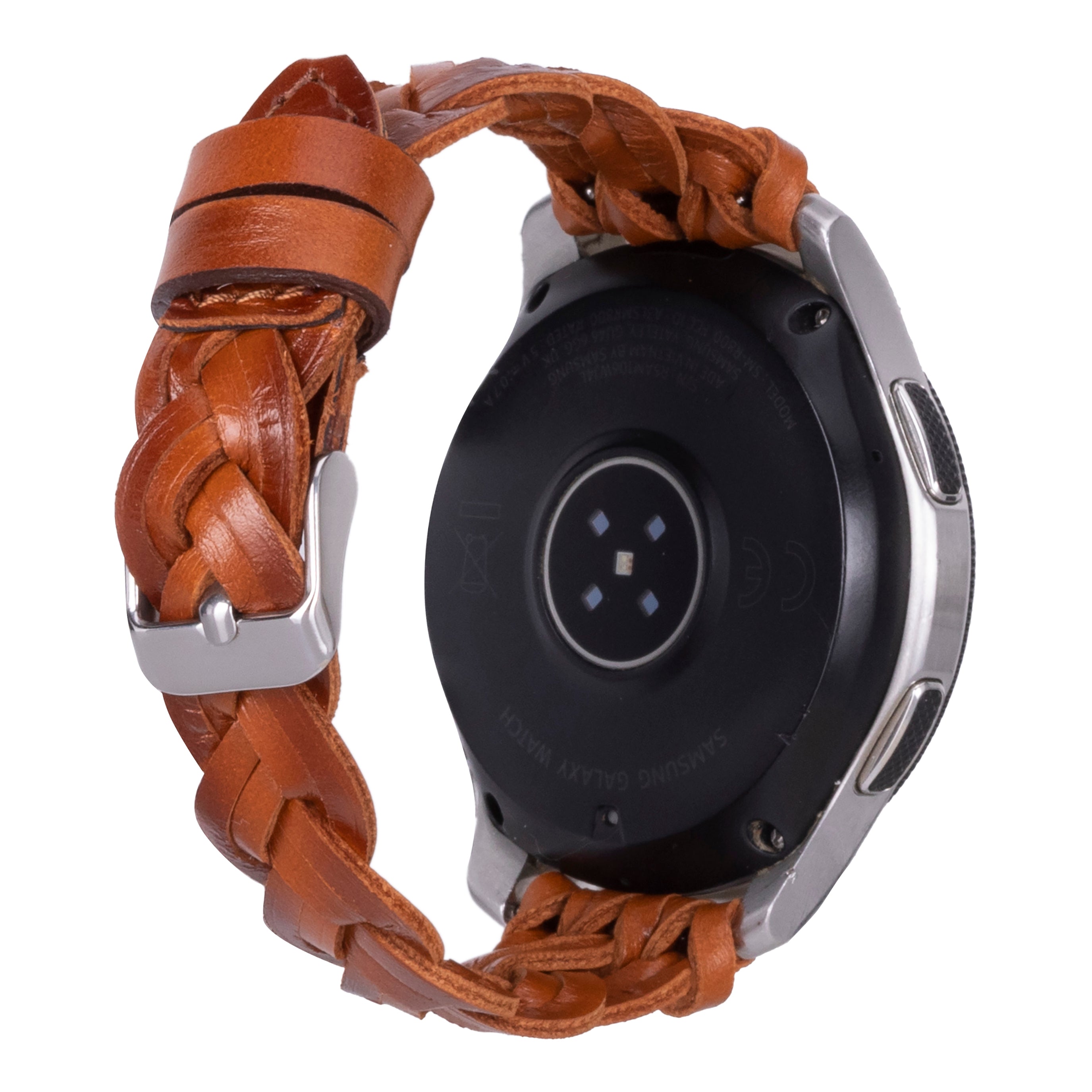 Geflochtenes Samsung Galaxy-Uhrenarmband aus echtem Leder