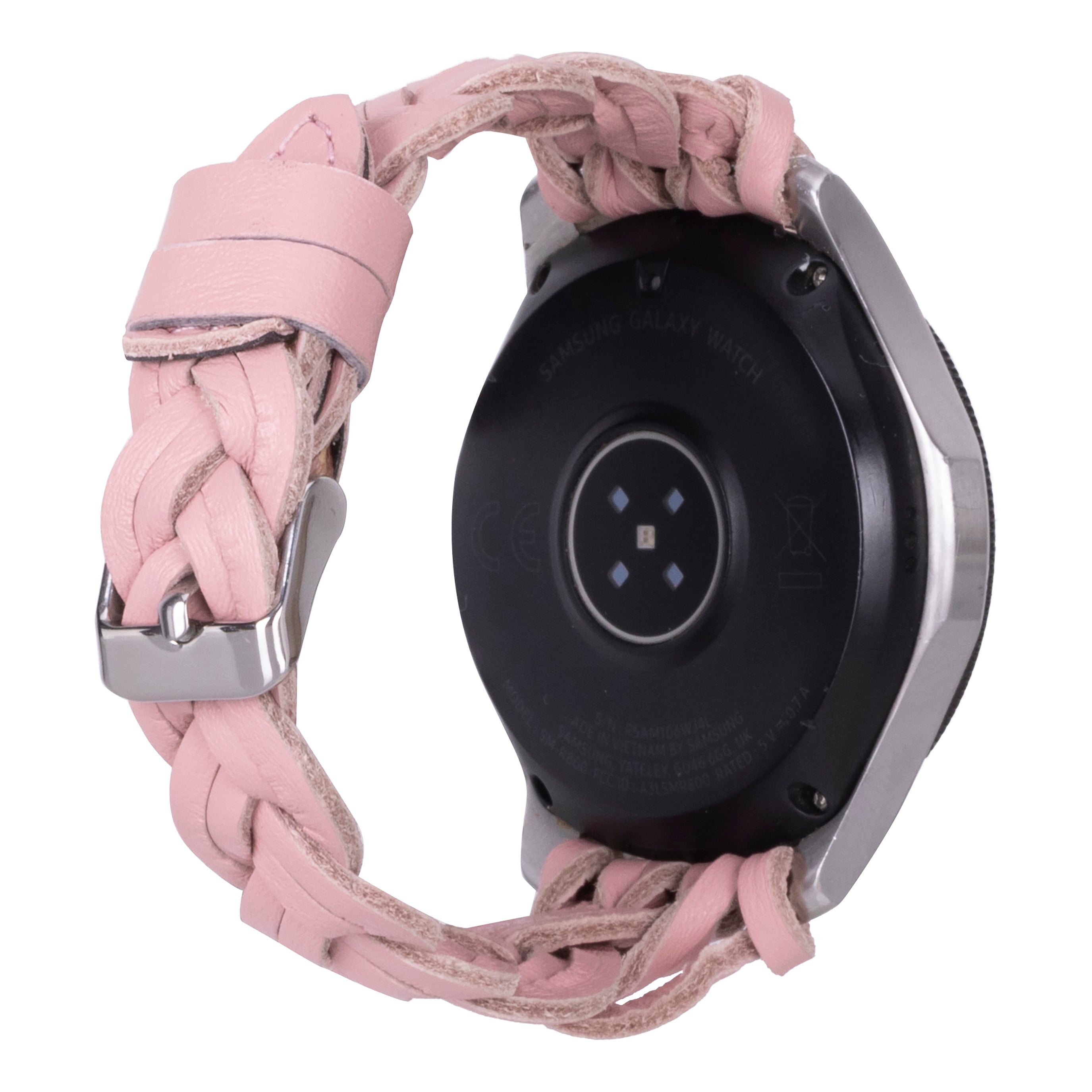 Geflochtenes Samsung Galaxy-Uhrenarmband aus echtem Leder