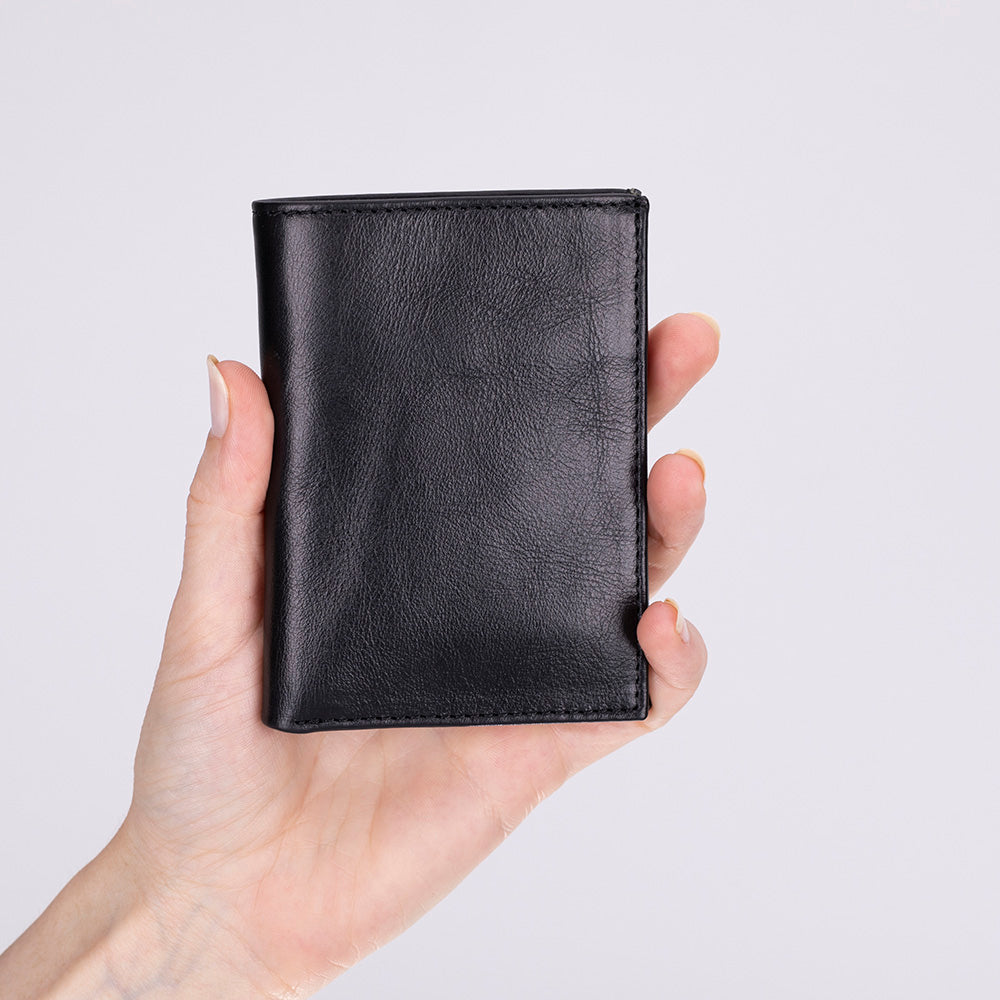 Portefeuille en cuir Nigra pour homme