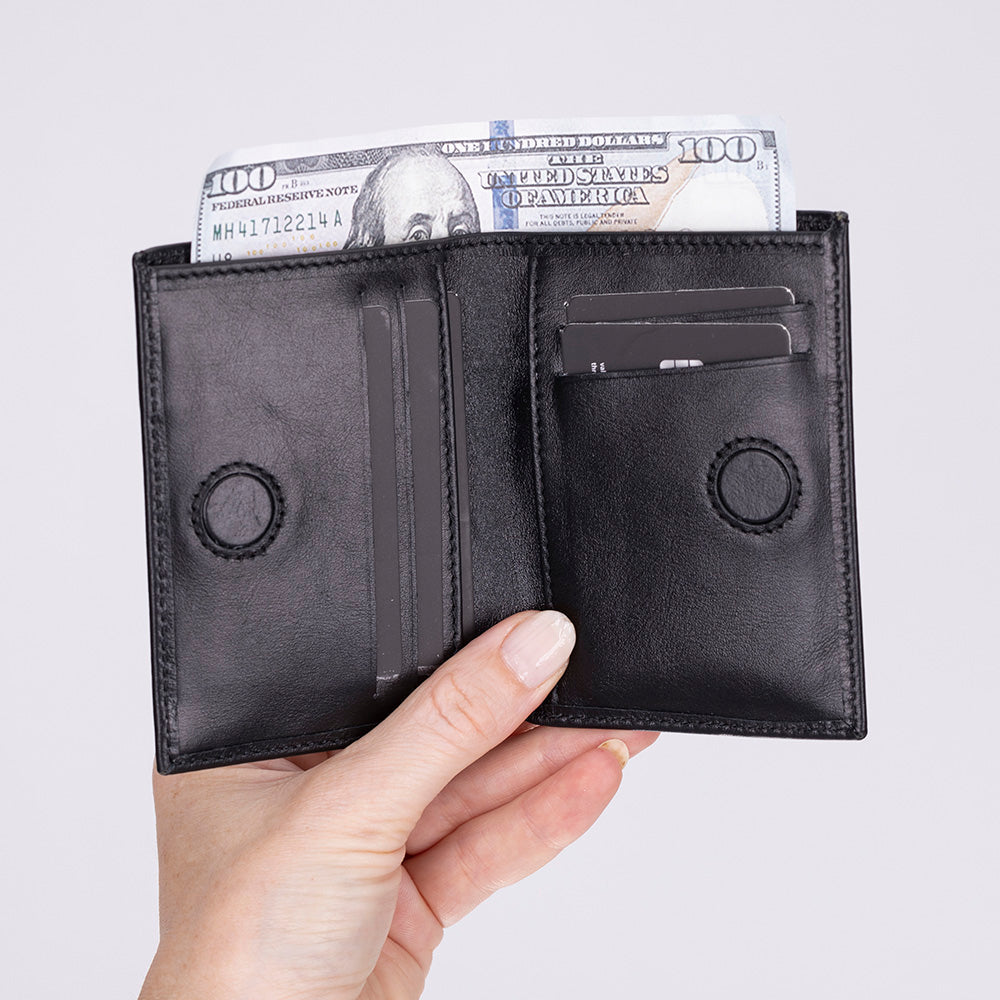 Portefeuille en cuir Nigra pour homme