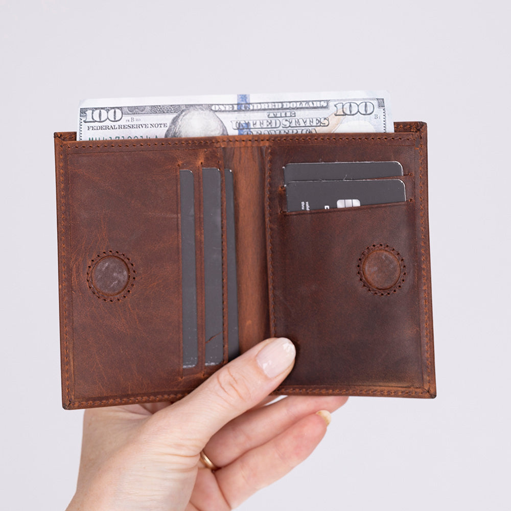 Portefeuille en cuir Nigra pour homme