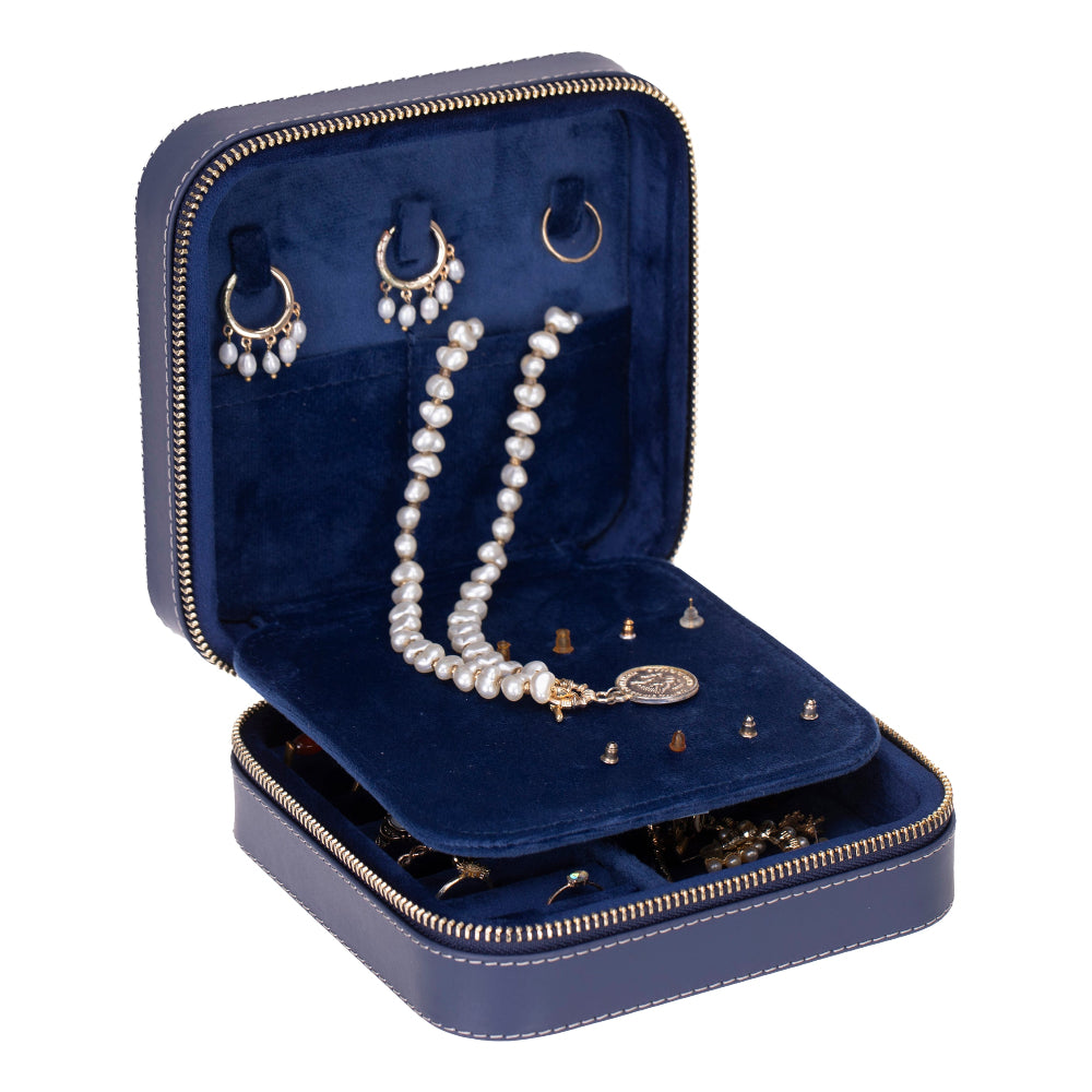 Amanda Genuine Leather Jewelry Box