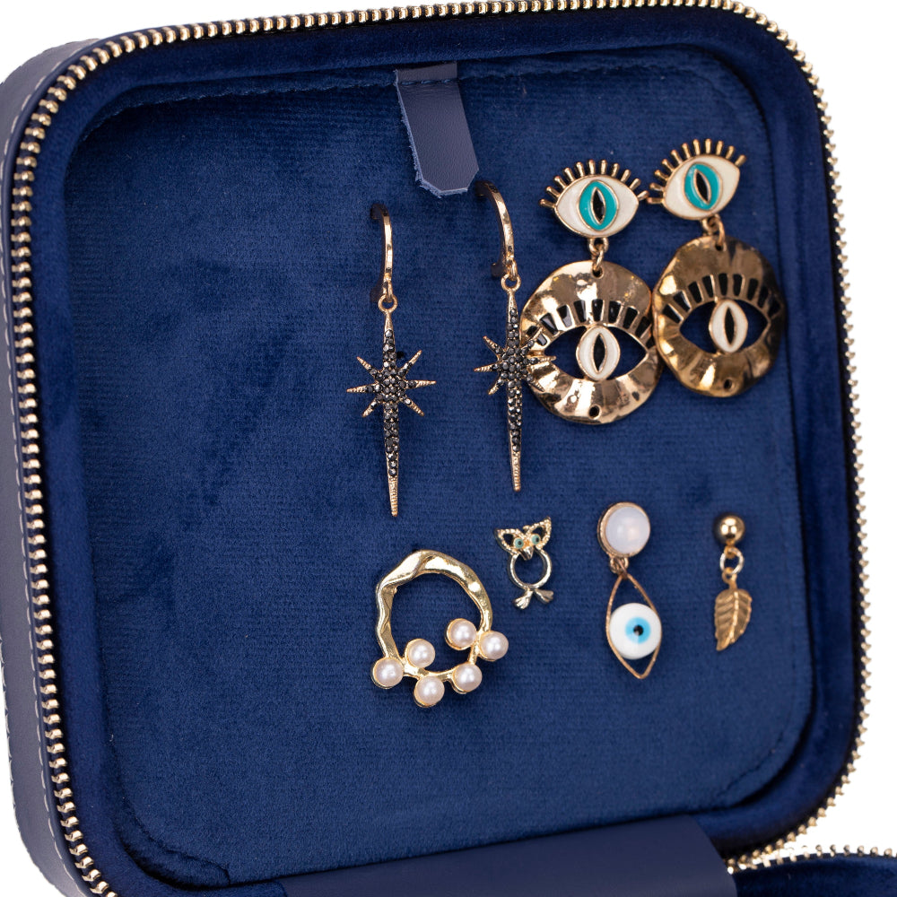 Amanda Genuine Leather Jewelry Box