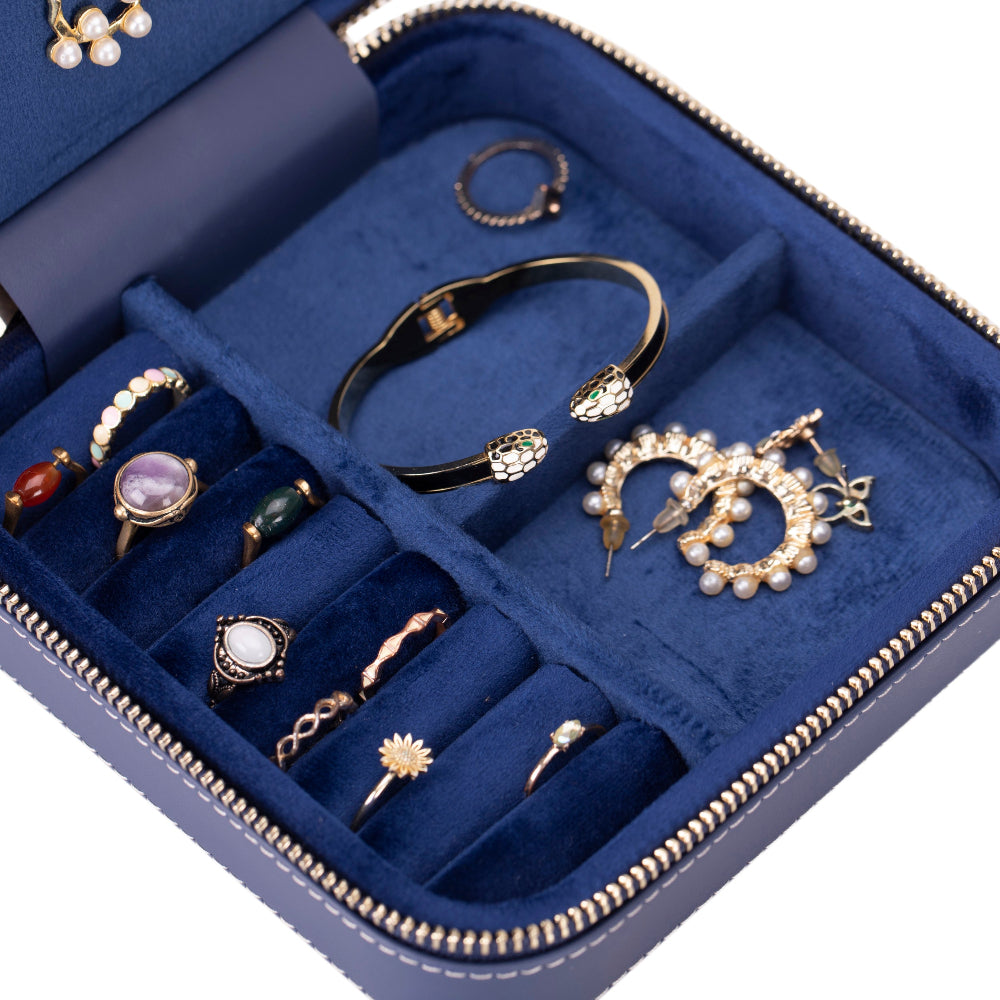 Amanda Genuine Leather Jewelry Box