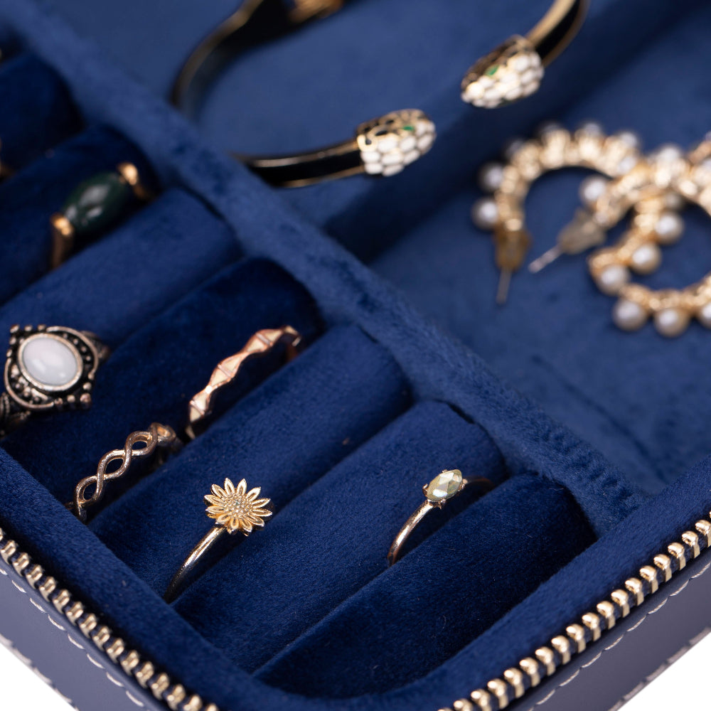Amanda Genuine Leather Jewelry Box