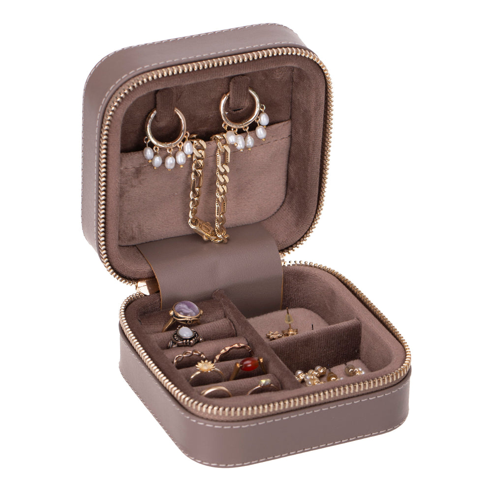 Amanda Genuine Leather Jewelry Box