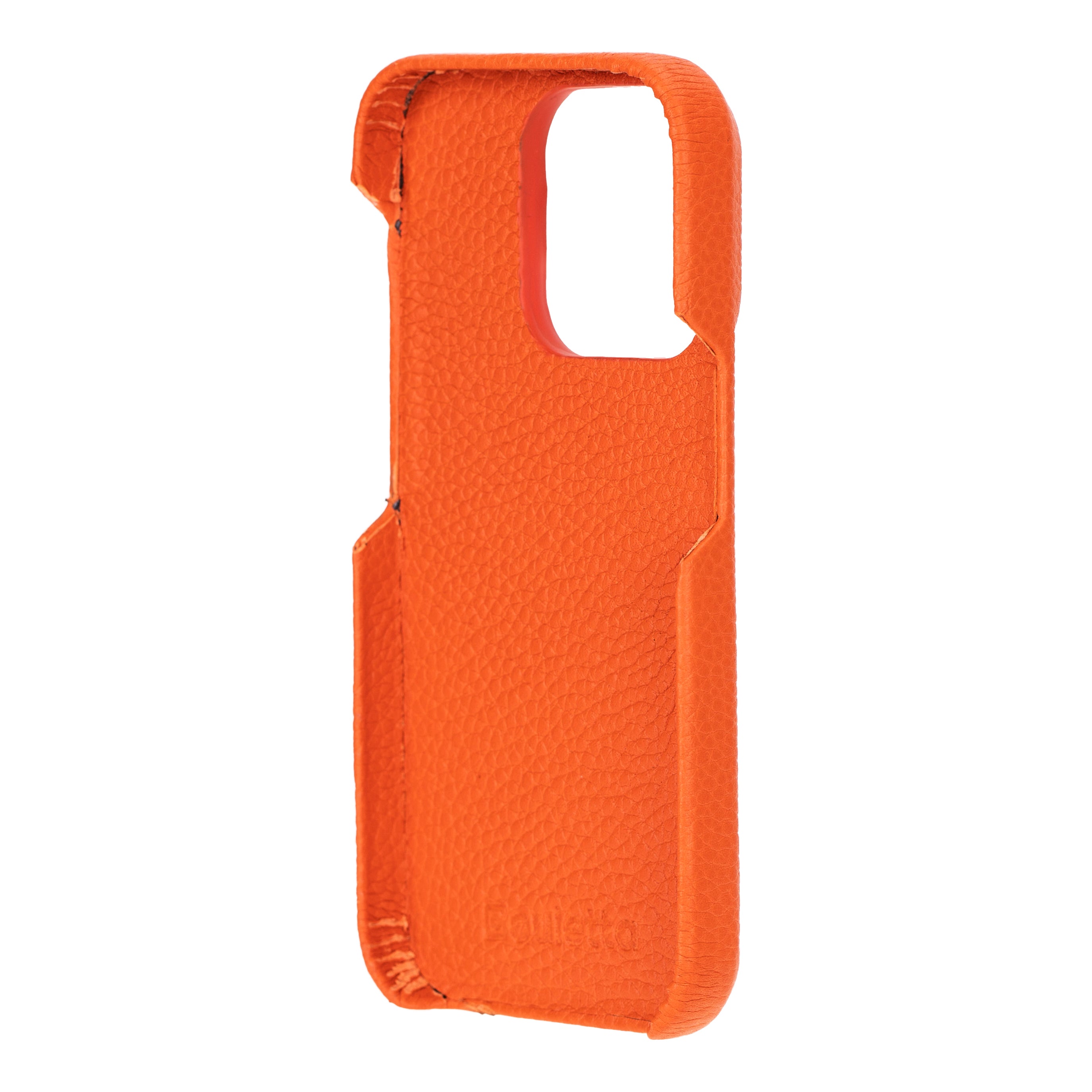 Coque arrière entièrement en cuir véritable à clipser pour iPhone 15 Plus (6,7") F360