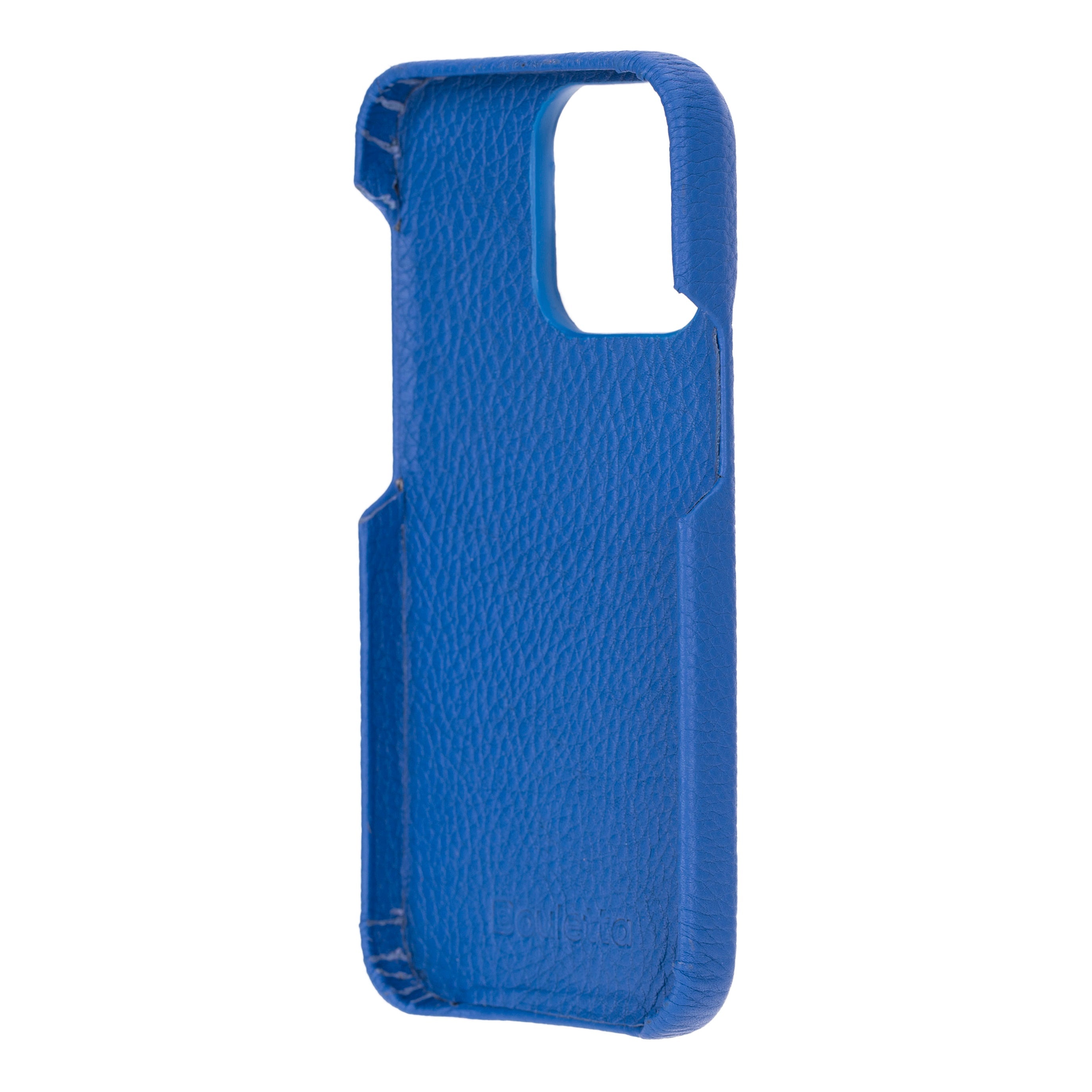 Coque arrière entièrement en cuir véritable à clipser pour iPhone 15 Plus (6,7") F360