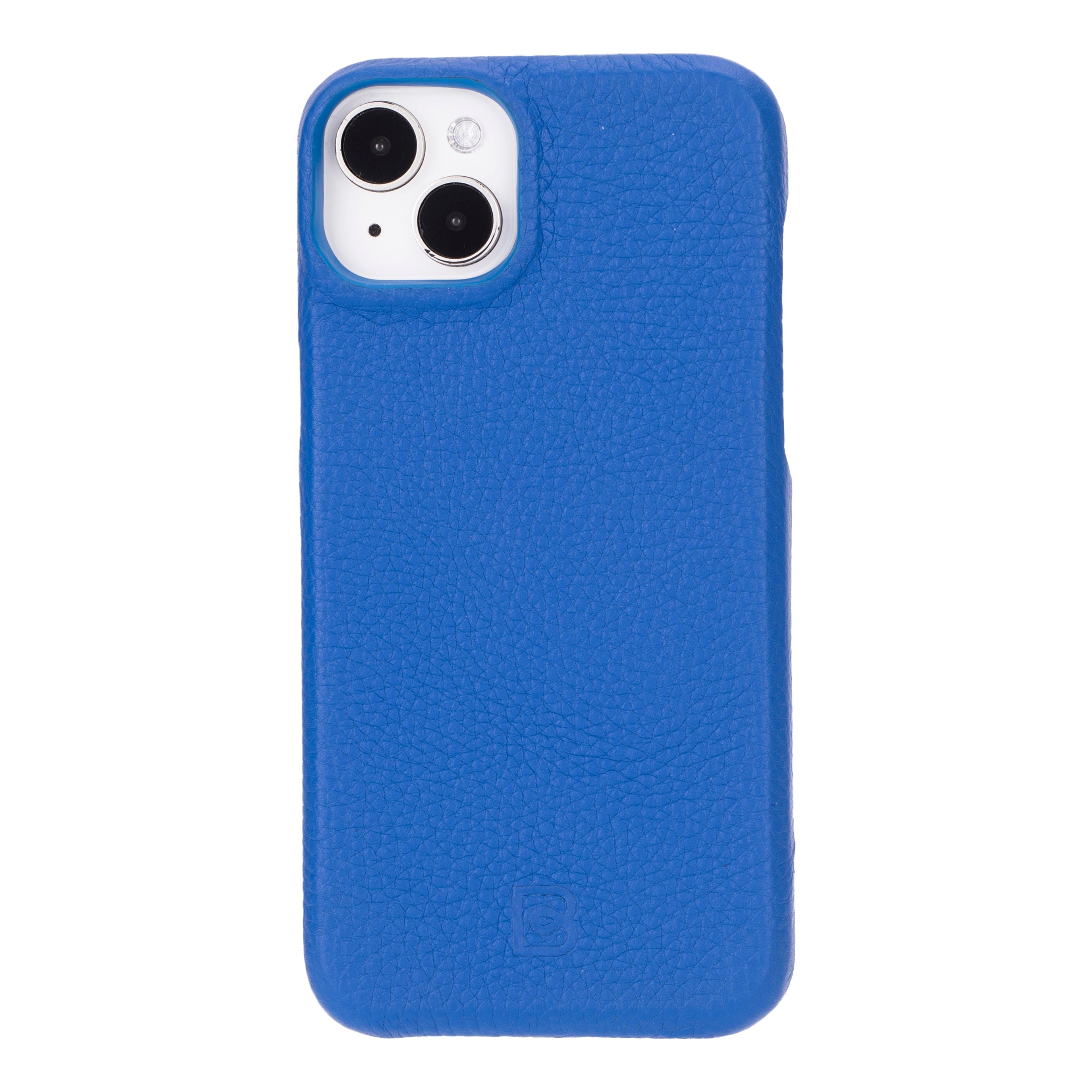 Coque arrière entièrement en cuir véritable à clipser pour iPhone 15 (6,1") F360