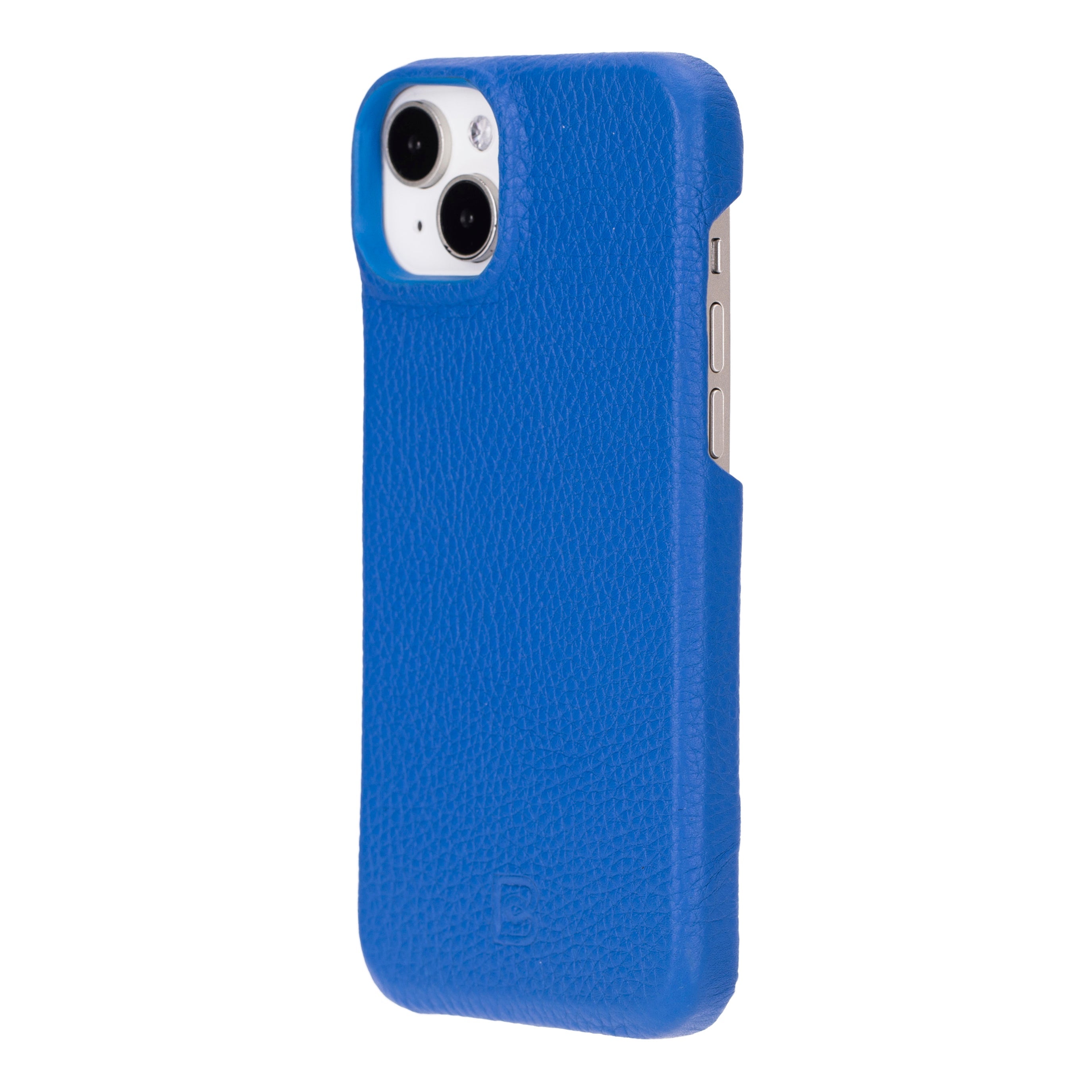 Coque arrière entièrement en cuir véritable à clipser pour iPhone 15 (6,1") F360