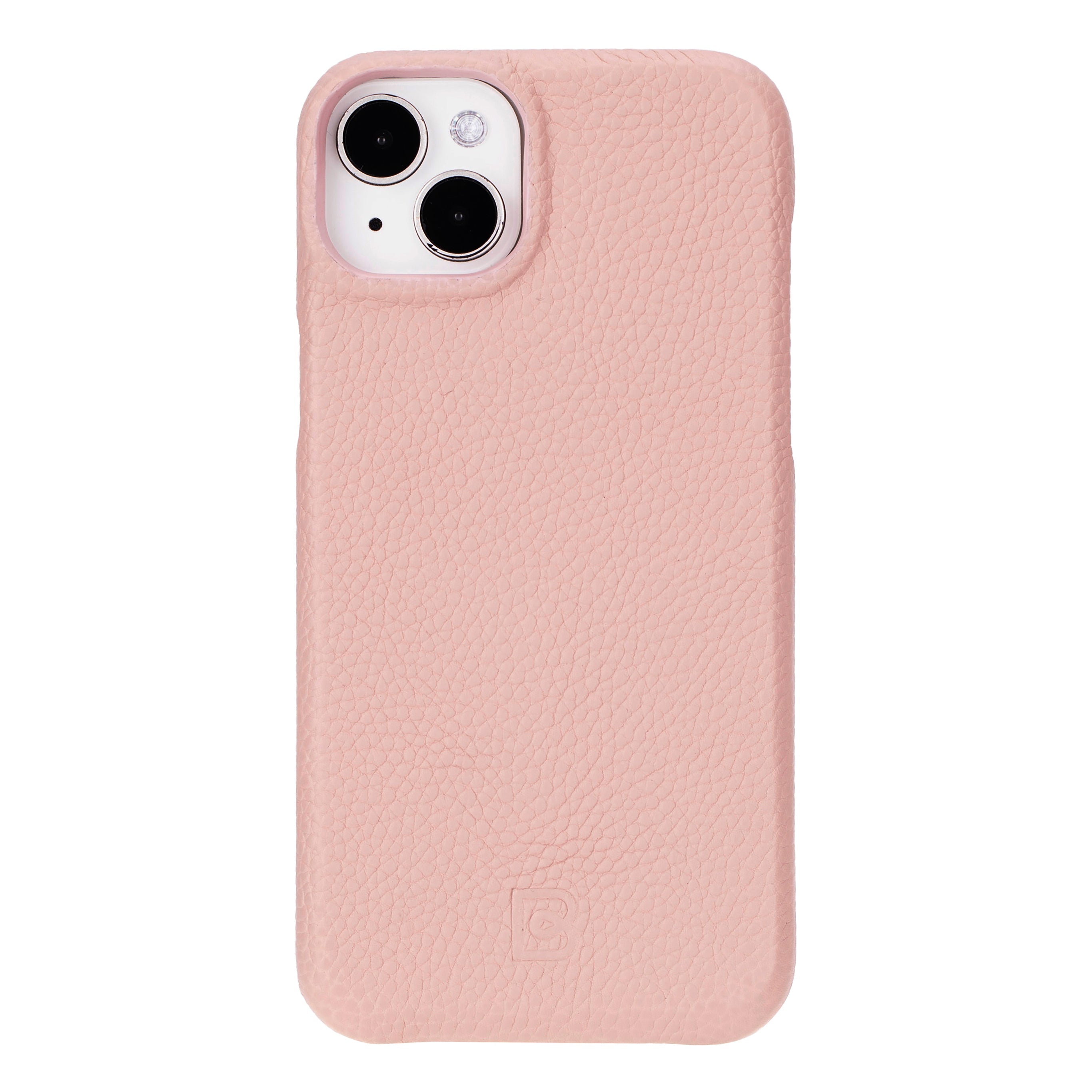 Coque arrière entièrement en cuir véritable à clipser pour iPhone 15 Pro (6,1") F360