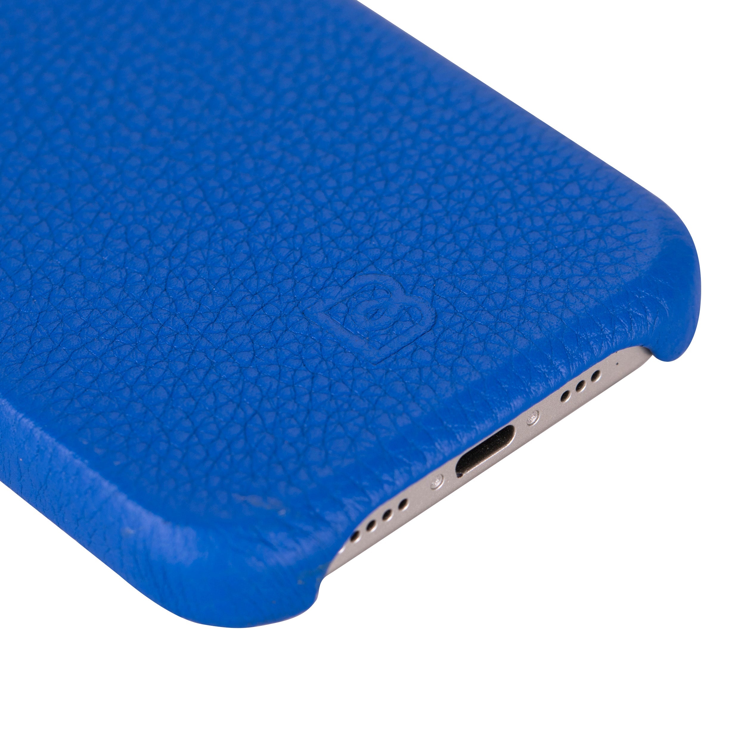 Coque arrière entièrement en cuir véritable à clipser pour iPhone 15 (6,1") F360